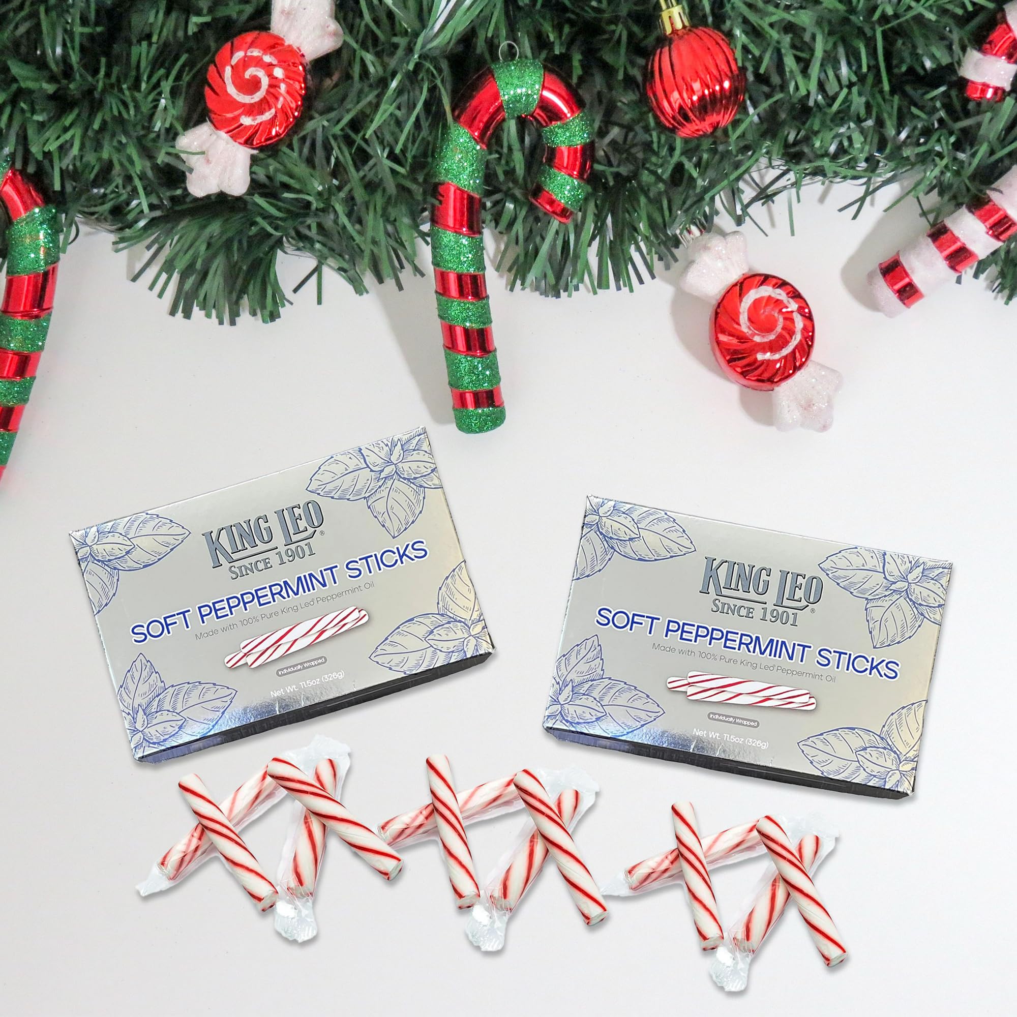 amazon-com-king-leo-mints-soft-peppermint-sticks-candy-2-pack-soft-peppermint-candy-sticks-soft-peppermints-individually-wrapped-soft-mints-peppermint-puffs-pack-of-2-x-11-5oz-gift-box-grocery