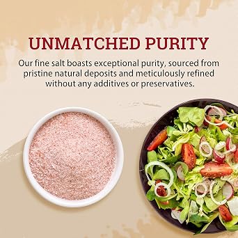 52USA Himalayan Pink Salt, Fine Grain, 39oz (2.4 LB), Pink Himalayan Sea Salt, Himalayan Salt, Kosher Salt, Rock Salt for Grinder Refill