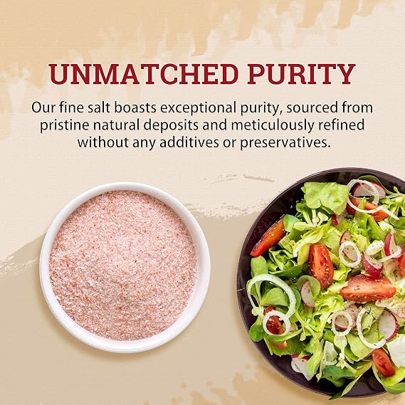 52USA Himalayan Pink Salt, Fine Grain, 39oz (2.4 LB), Pink Himalayan Sea Salt, Himalayan Salt, Kosher Salt, Rock Salt for Grinder Refill