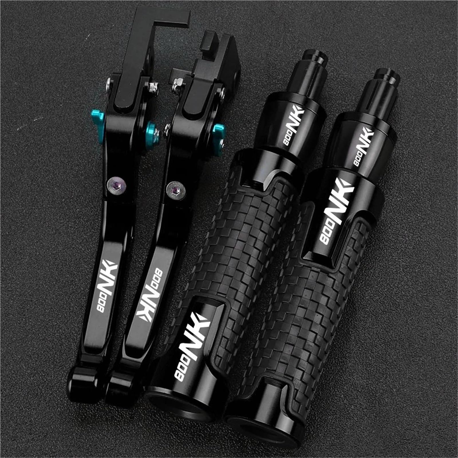 Gquikgw Black1 Replace Motorcycle Foldable Adjustable Brake Clutch Levers Handlebar Grips Ends For Cfmoto 800Nk 800 Nk Nk800 2023-2024