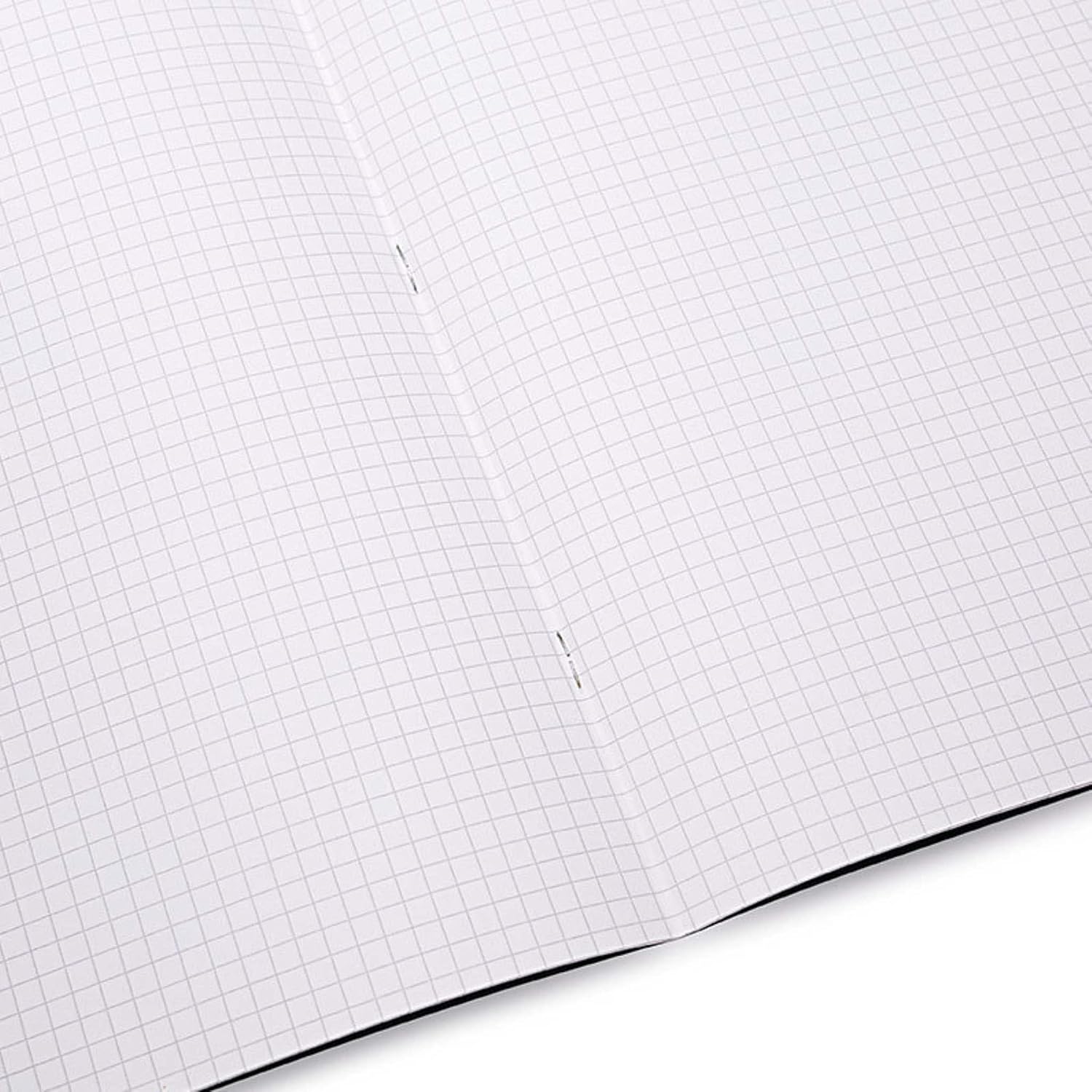 Rhino A5+ Exercise Books, 80 Page / 5mm Squared Paper Notebook, 10 Pack, 9 x 7 Writing Book, Office & School Stationery Supplies, Red