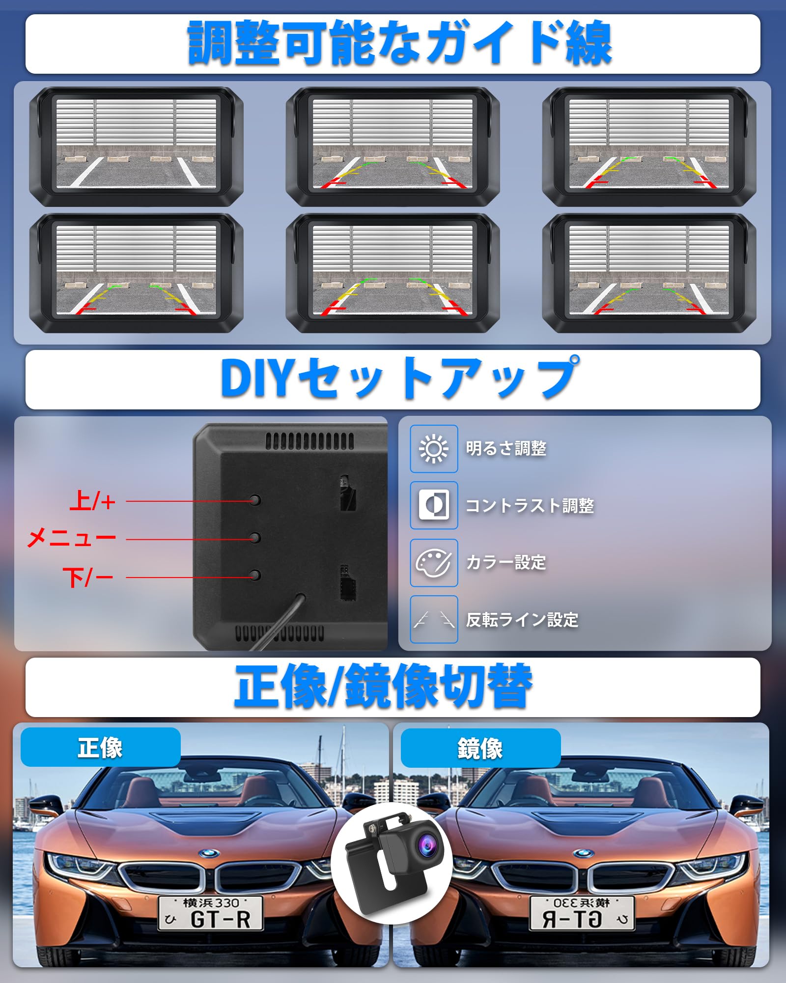 ワイパーホールカメラ バックカメラキットn1~5型用 標準 ワイパーホールカメラ バックカメラキットn1~5型用 標準