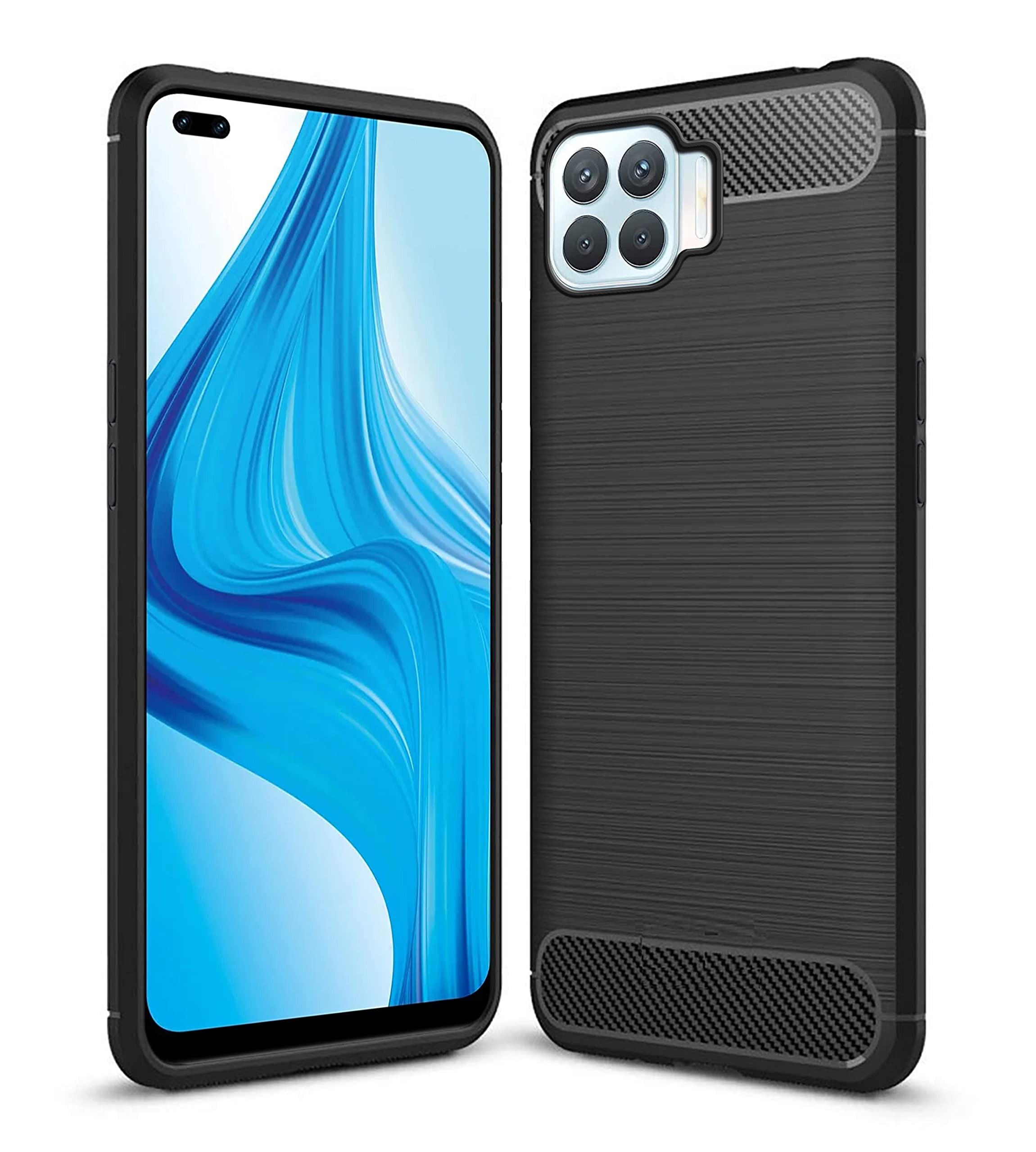 Amazon Brand- Solimo Back Cover Case for Oppo F17 Pro | Compatible for Oppo F17 Pro Back Cover Case | 360 Degree Protection | Soft and Flexible (TPU | Matte Black) (B09TH1NT5B) Amazon Price History, Amazon Price Tracker
