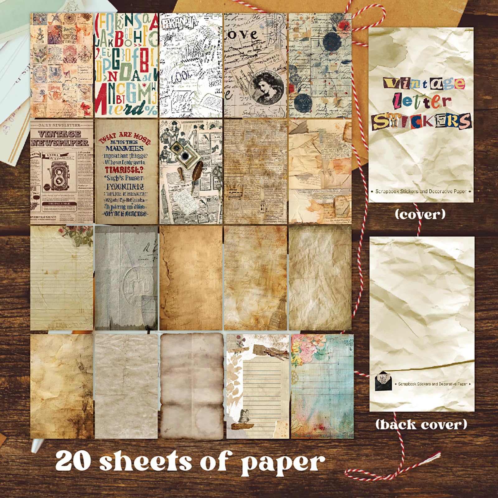 Vintage Washi Stickers & Scrapbook Paper - DIY Crafts -5 Vintage Washi Stickers & Scrapbook Paper - DIY Crafts -5
