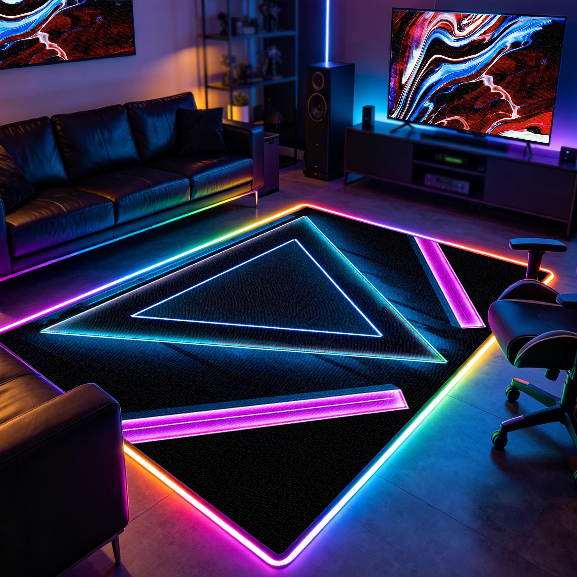 Tapis de jeu enfant anti-froid et lavable pour chambre de garçon