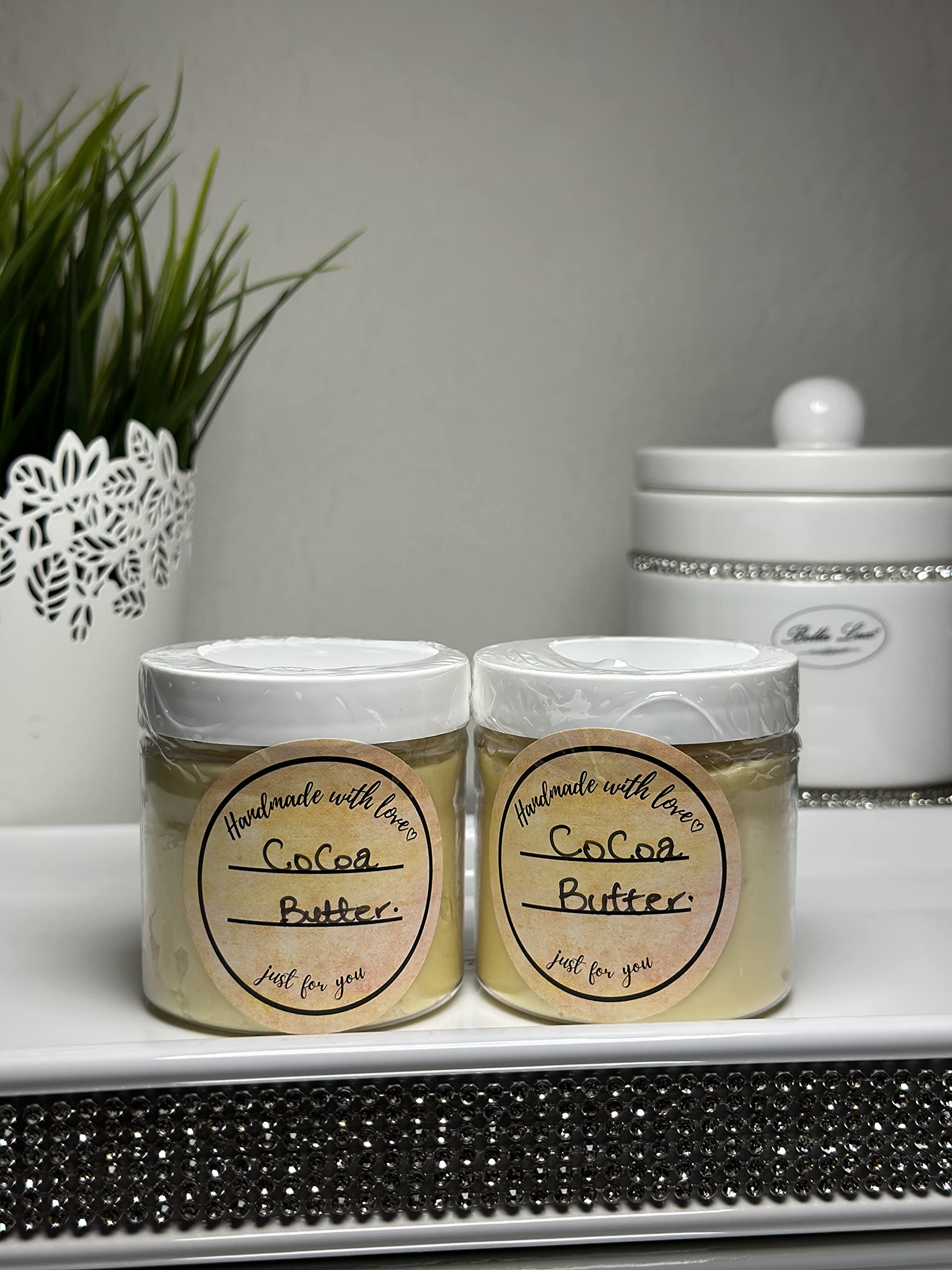 100% Raw Ghanian whipped shea and mango butters (Whipped Cocoa butter) 2packs of 4oz
