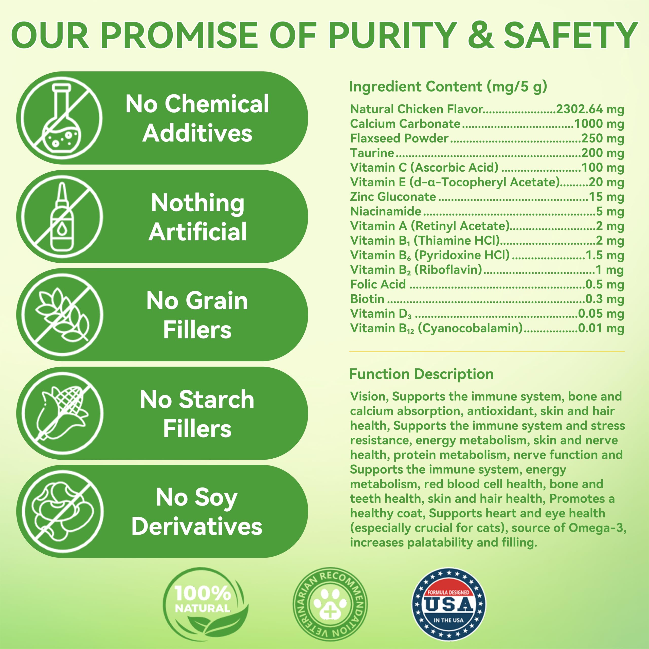 Dog Dental Powder - Plaque and Tartar Control with Bad Breath Freshener for Dog and Cat, Easy-Use Teeth Cleaning Powder with Mint,Suitable for All Breeds & Sizes,60 Day Supply - image 8