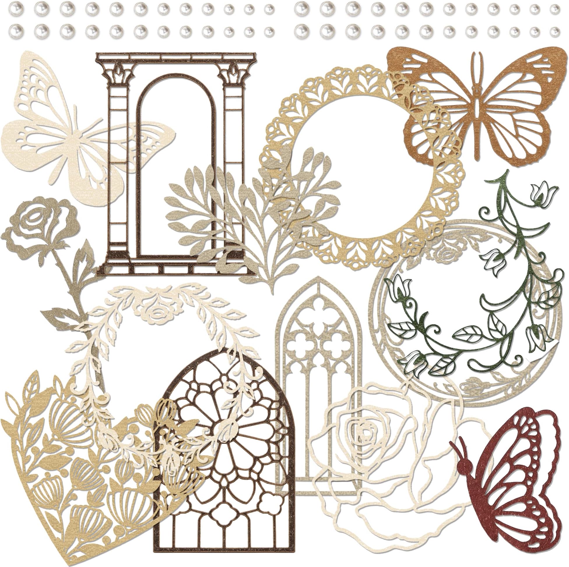5 Packs Decorative Paper Fancy