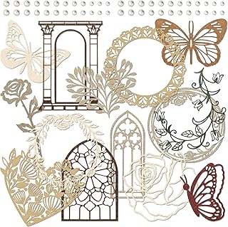 Recortes de renda de papel Moldura de papel de renda vintage Papel decorativo com padrão de borda de papel recortado Papel impresso multicolorido Especial Papel de renda guardanapo (Fancy)