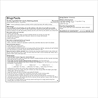 Vista 7 de Nicorette Quit Smoking Gum, 110 unidades (paquete de 1)