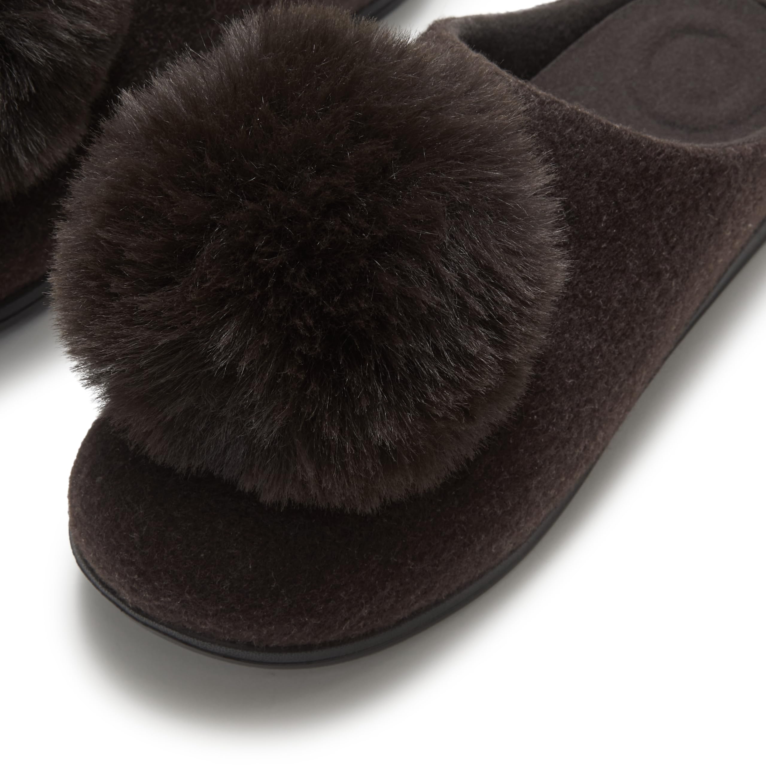 IQ-SNUG - Pantuflas con pompón de fieltro
