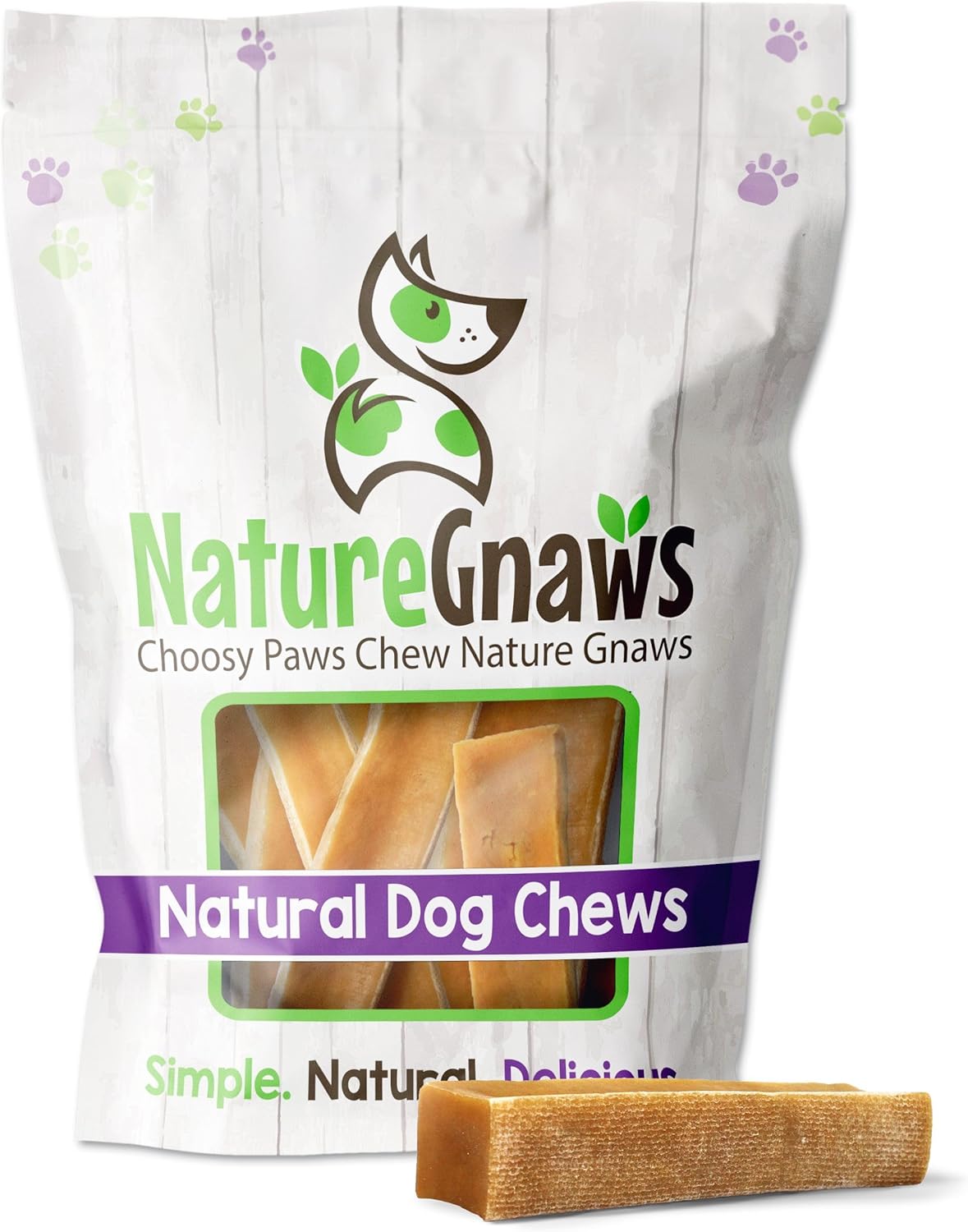 Nature Gnaws Yak Chews for Canines – Premium Pure Laborious Cheese Bones – Lengthy Lasting Canine Chew Treats for Agressive Chewers – Rawhide Free – 1lb