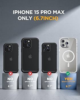 Amazon.com: Miracase Magnetic for iPhone 15 Pro Max Case 6.7