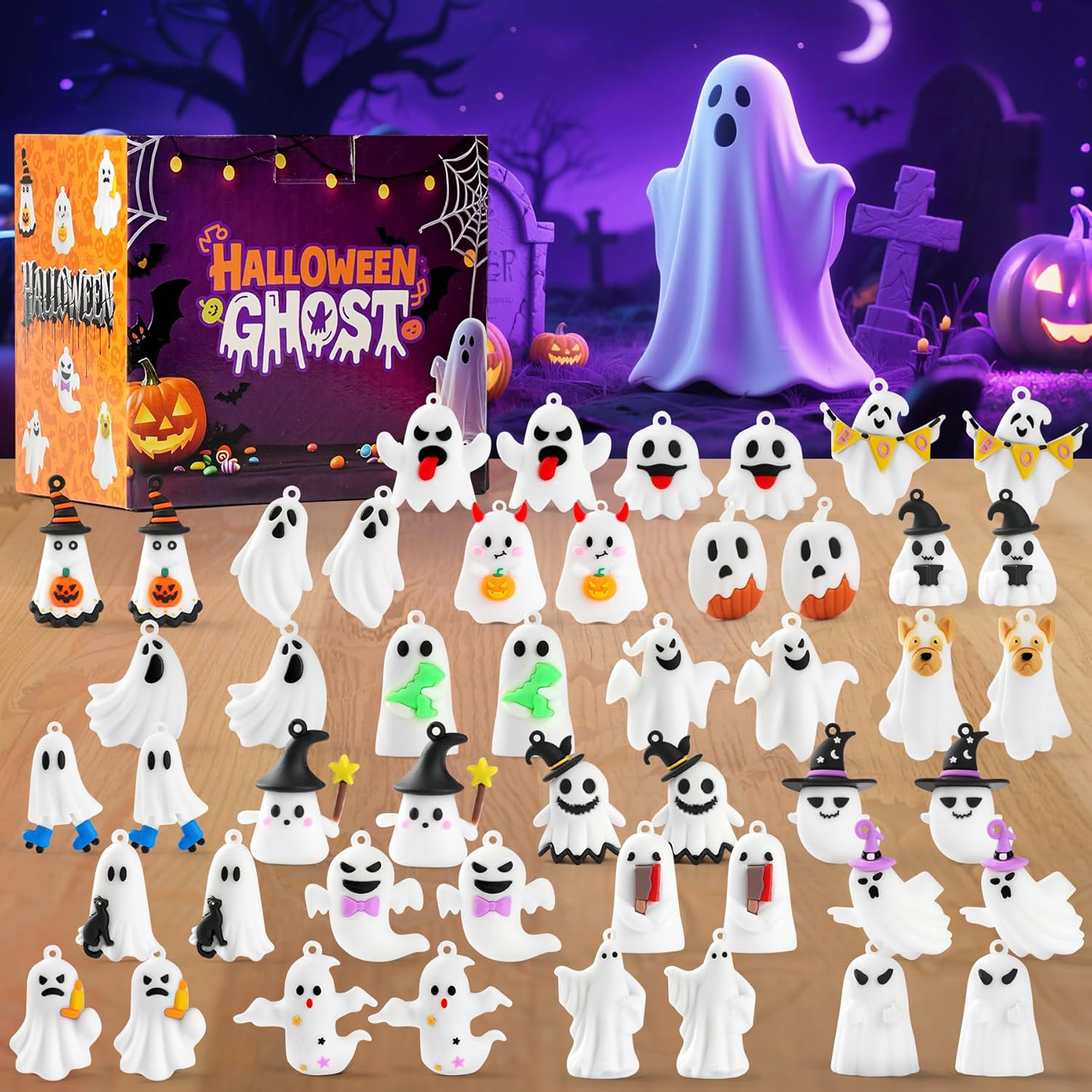 Mini Gnome Figures 36 Pcs - Halloween Party Favors, 1.6" Gnome Mini Figurines in Bulk for Dollhouse Decor, Keychains, Trick or Treat Gift for Kids, Girls, Boys, Adults