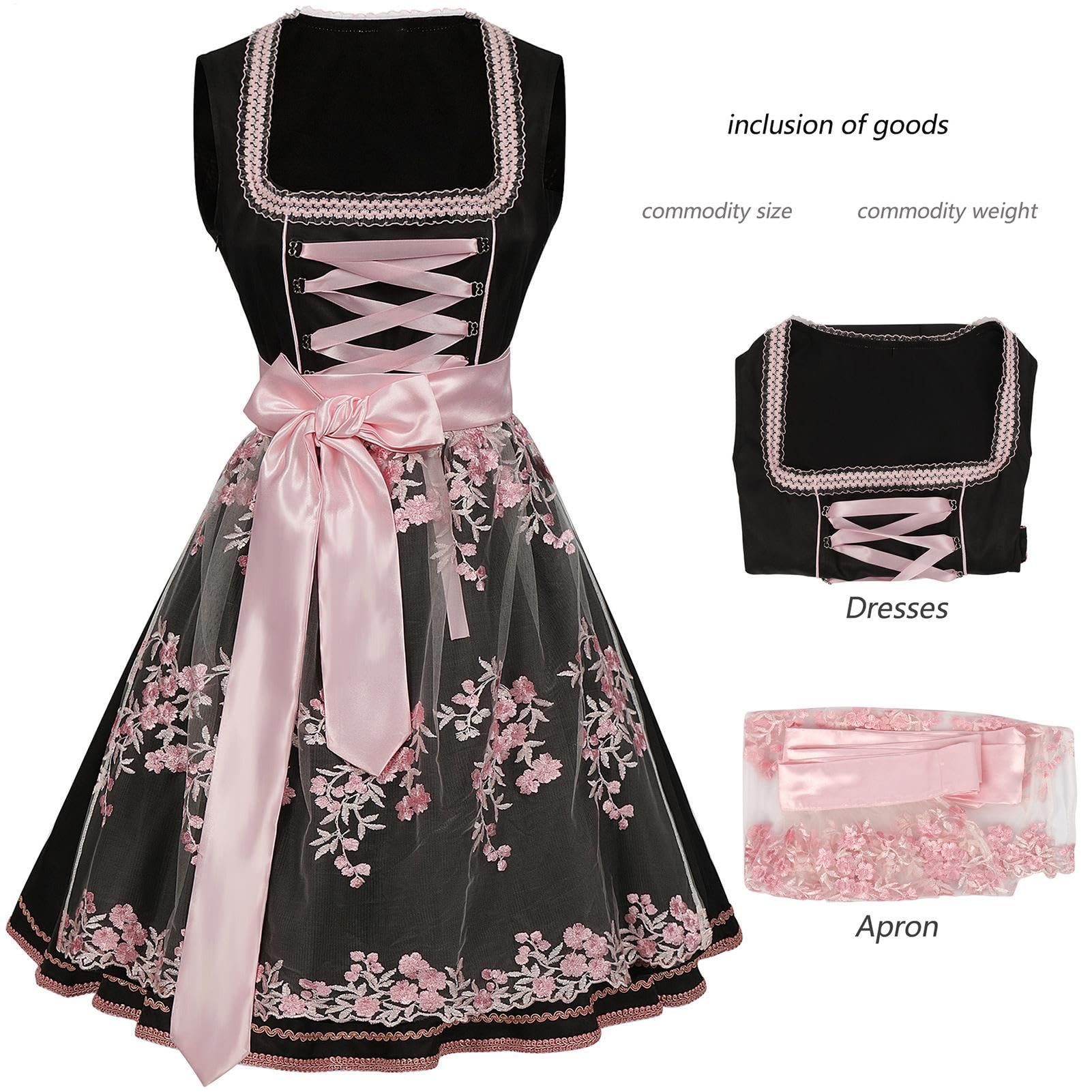 Disfraz de Oktoberfest para mujer, transpirable, elegante, vestido de