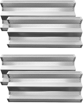BLZ-32-064 Flame Tamer Fit for Blaze 32/25/40 Inch BLZ-4 BLZ-4LBM BLZ-4LTE BLZ-3 BLZ-3LBM BLZ-5 BLZ-5LTE, Stainless Steel Grill Heat Shield Plates, 4 Pack