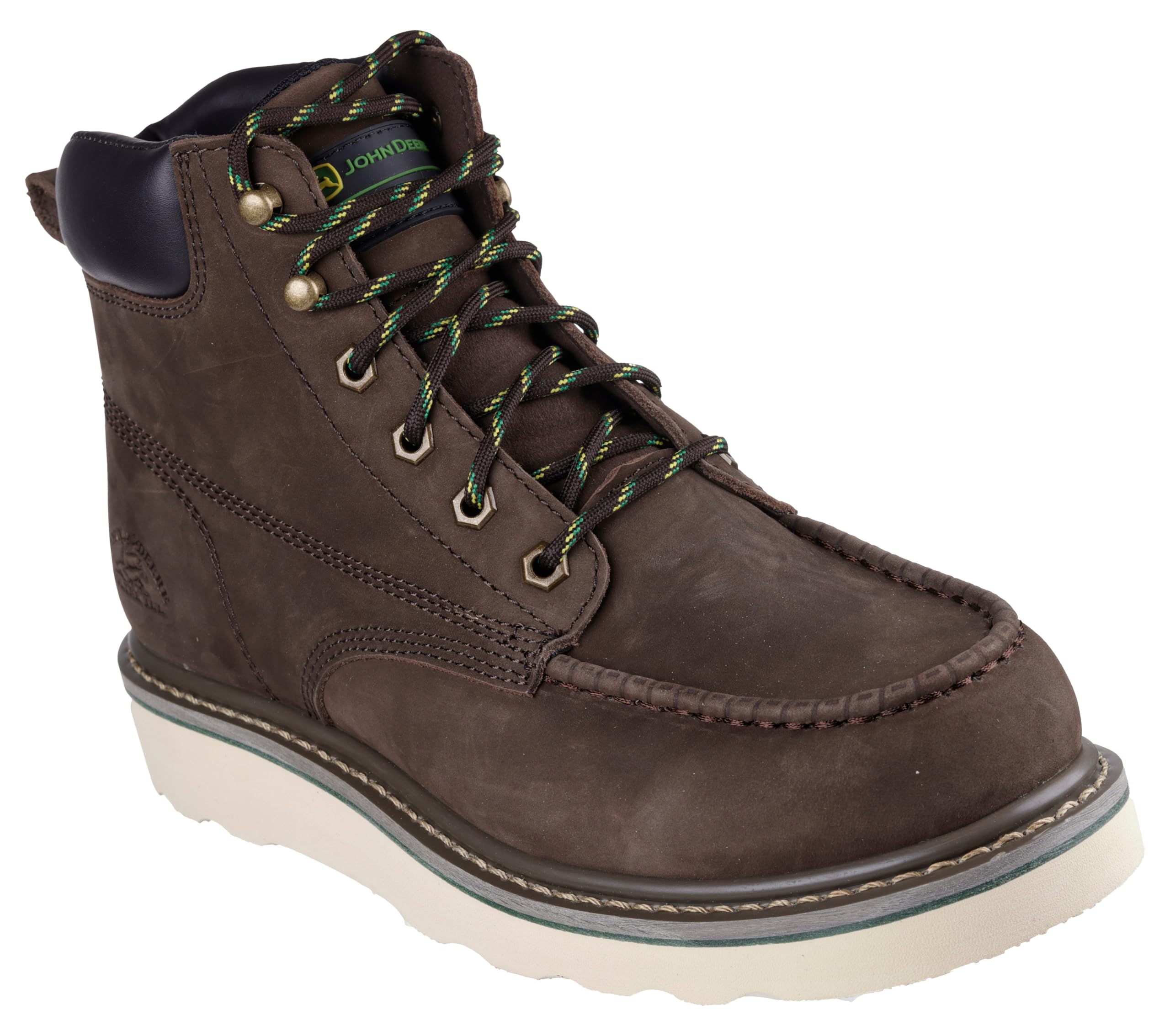 Skechers mens John Deere X Skechers Men's Kadmiel - Grand Creek Lace Up Padded Collar Work Boot