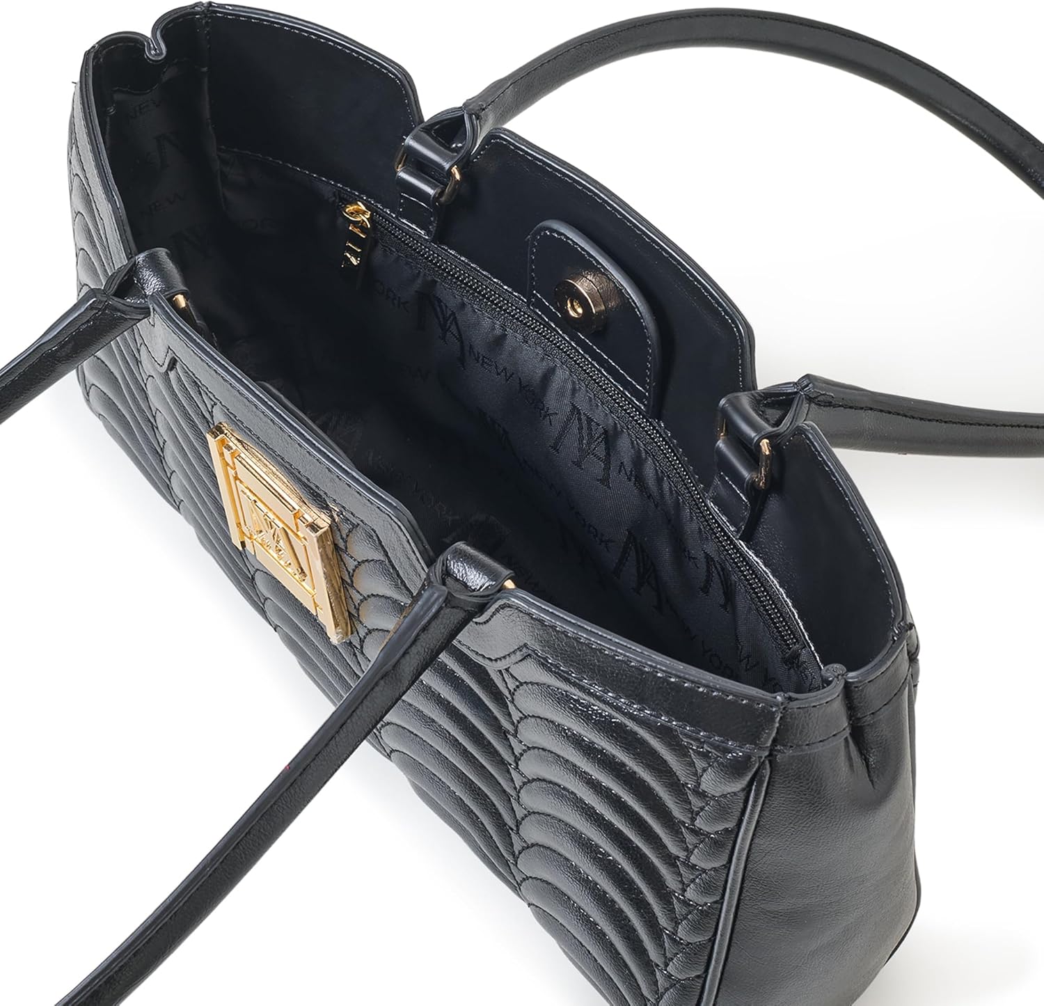 Broadway N°1 Women’s Faux Leather Shoulder Bag – Structured Designer Work Purse - Image 6