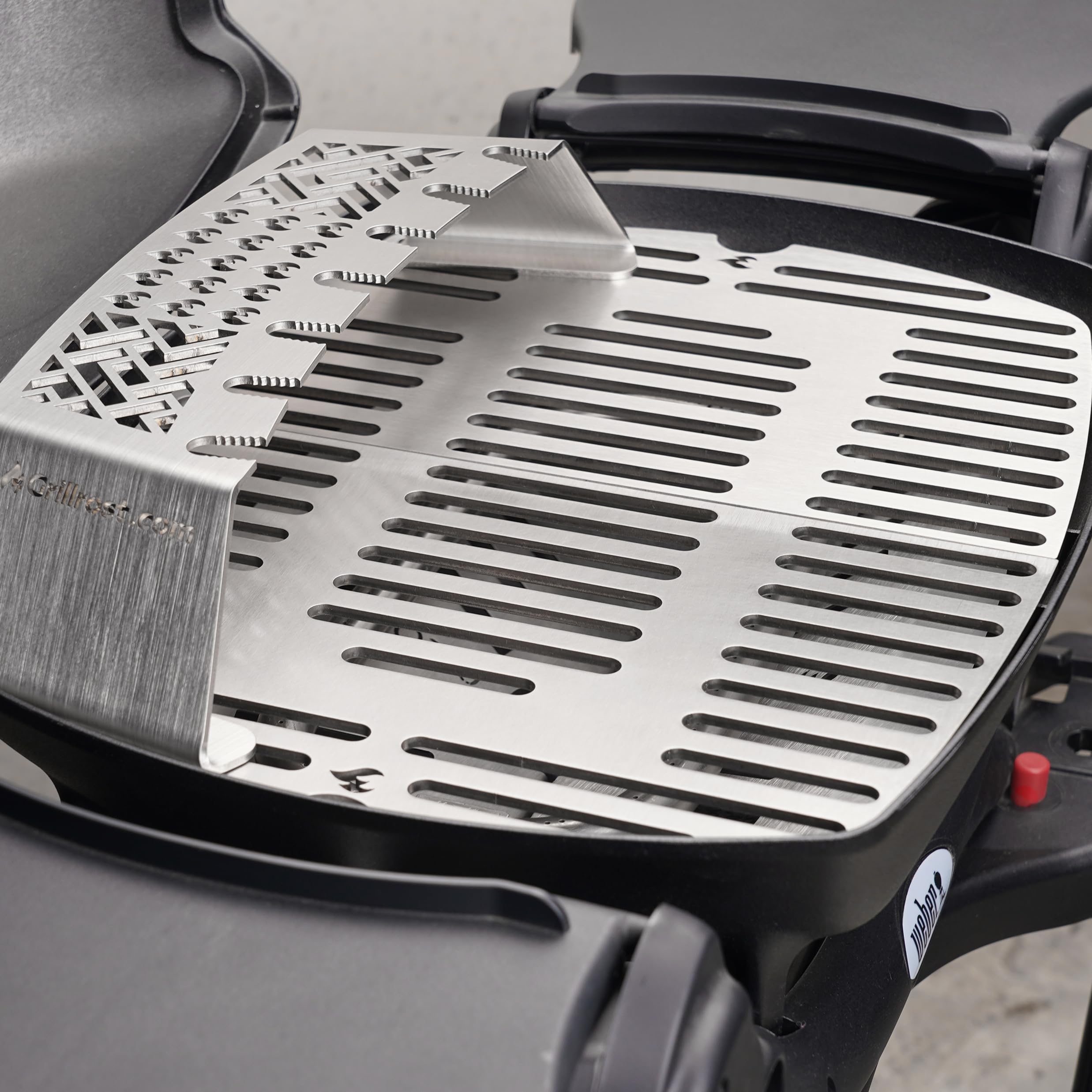 Ruszt INOX ze stali nierdzewnej do grilli Weber Q1000 | mo¿na myæ w zmywarce - DWUczê¶ciowy