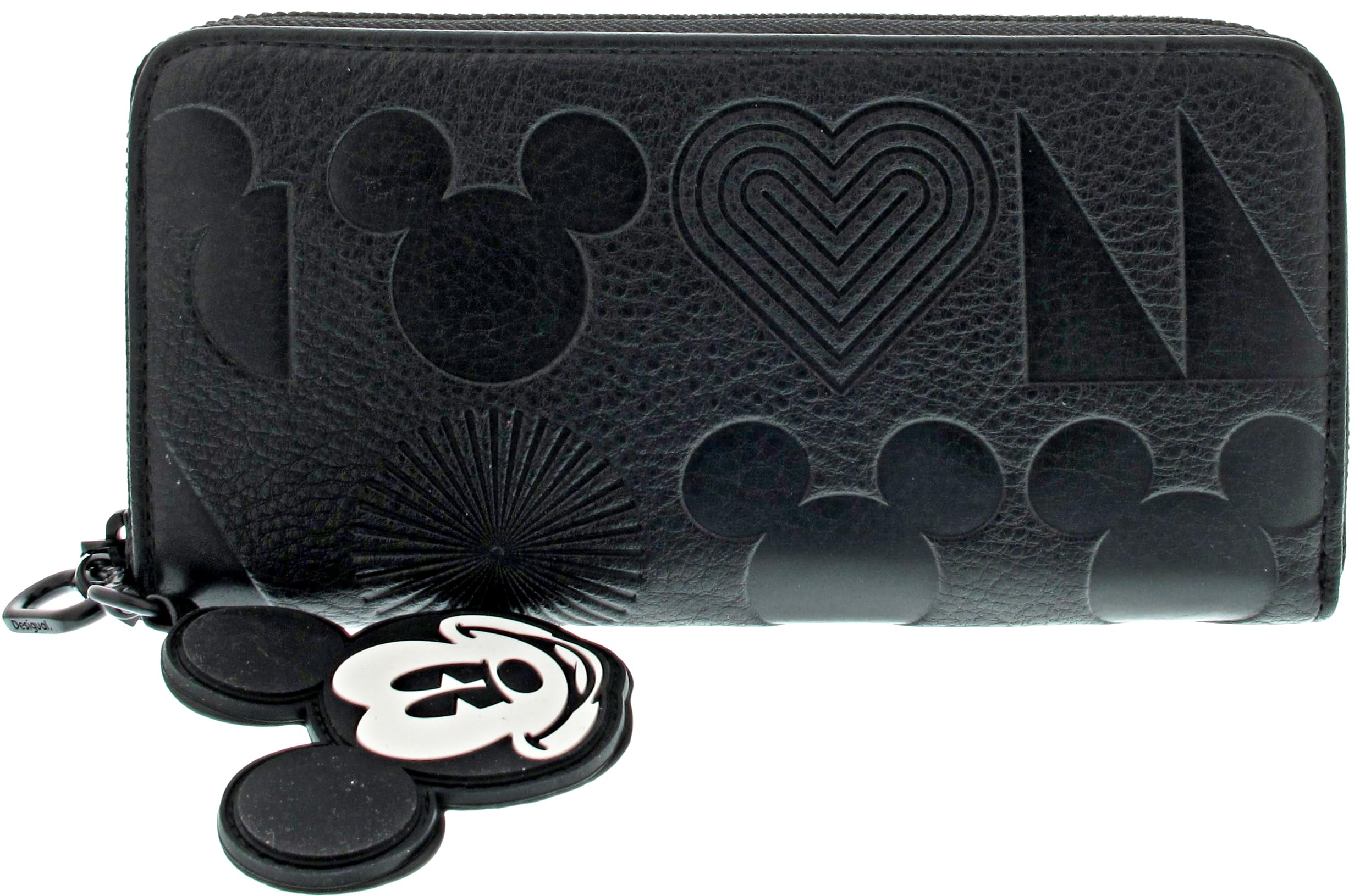 Desigual Monedero All Mickey Fiona Wallet Black Negro