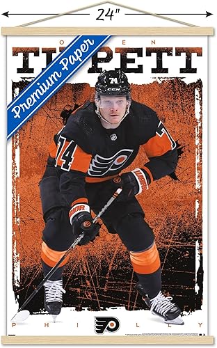 Miniatura 3 de Trends International NHL Philadelphia Flyers - Póster de pared Owen Tippett 23, 22.37 x 34.00 pulgadas, paquete de impresión premium y colgador de