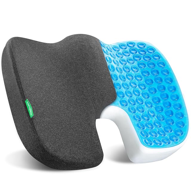 Medisana Gel Wheelchair Cushions for Pain Relief GC 100B Seat Cushion for Tailbone Sciatica Back Hip Support and