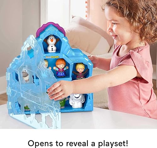 Miniatura 5 de Fisher-Price Little People - Juego de funda de castillo de Disney Frozen con figuras para juegos de simulación para niños a partir de 18 meses