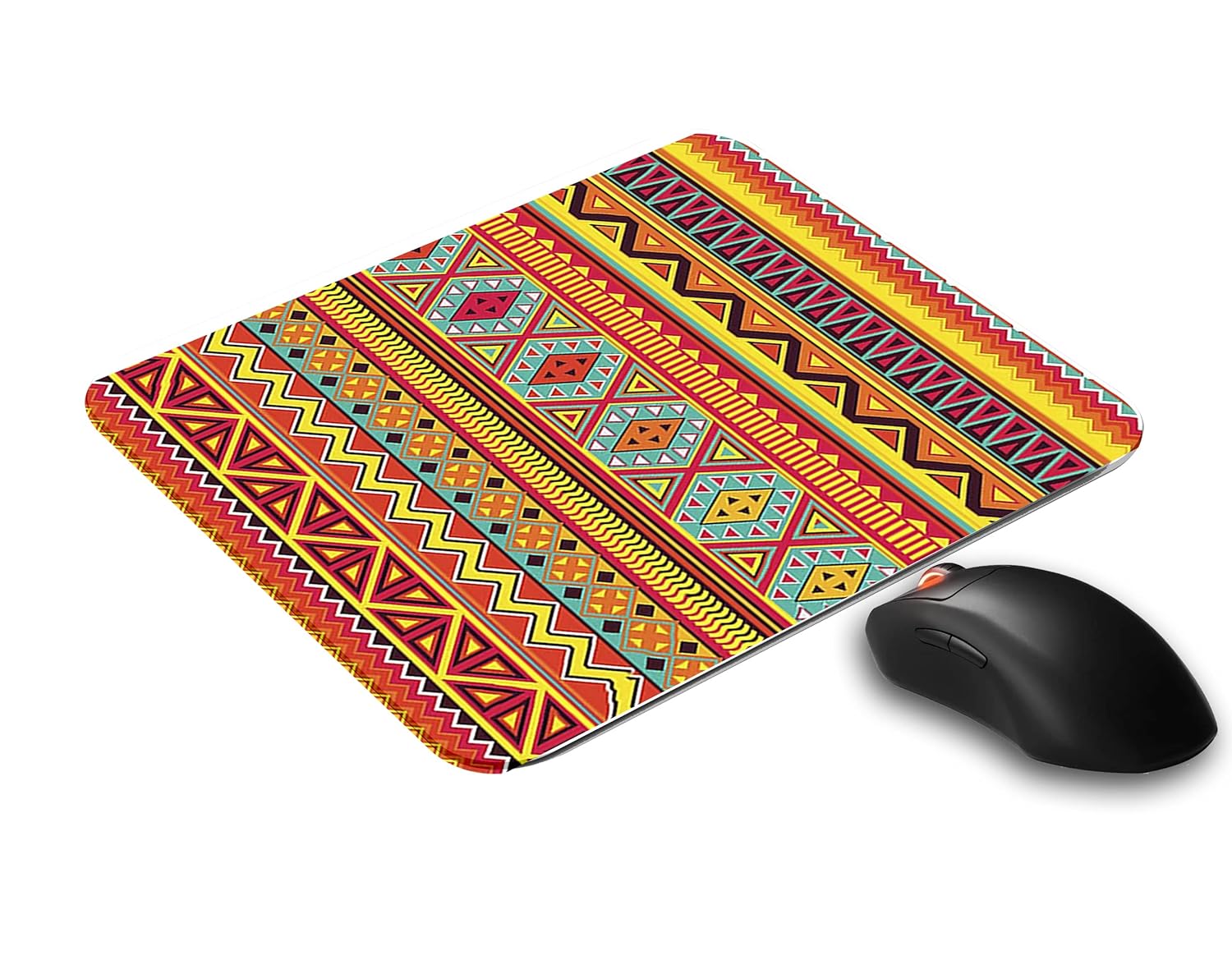 ZEDN Traditional Stripes Mandala Pattern 1 Designer Mousepad for Laptop/Computer (Gaming Mouse Pad | Ultra Slim)-CS2306