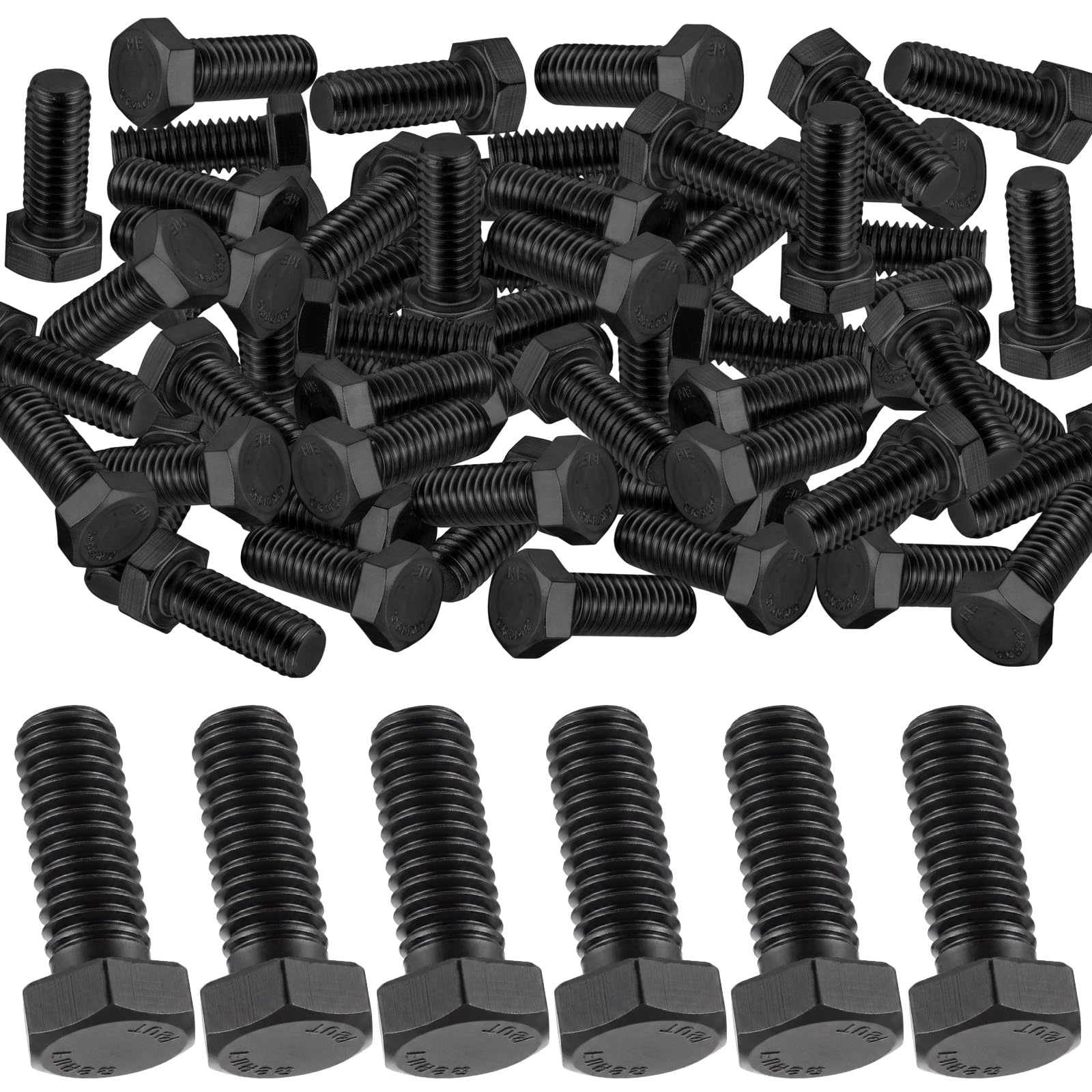 Zonon Stainless Steel Hex Bolts - 50 Pack -19
