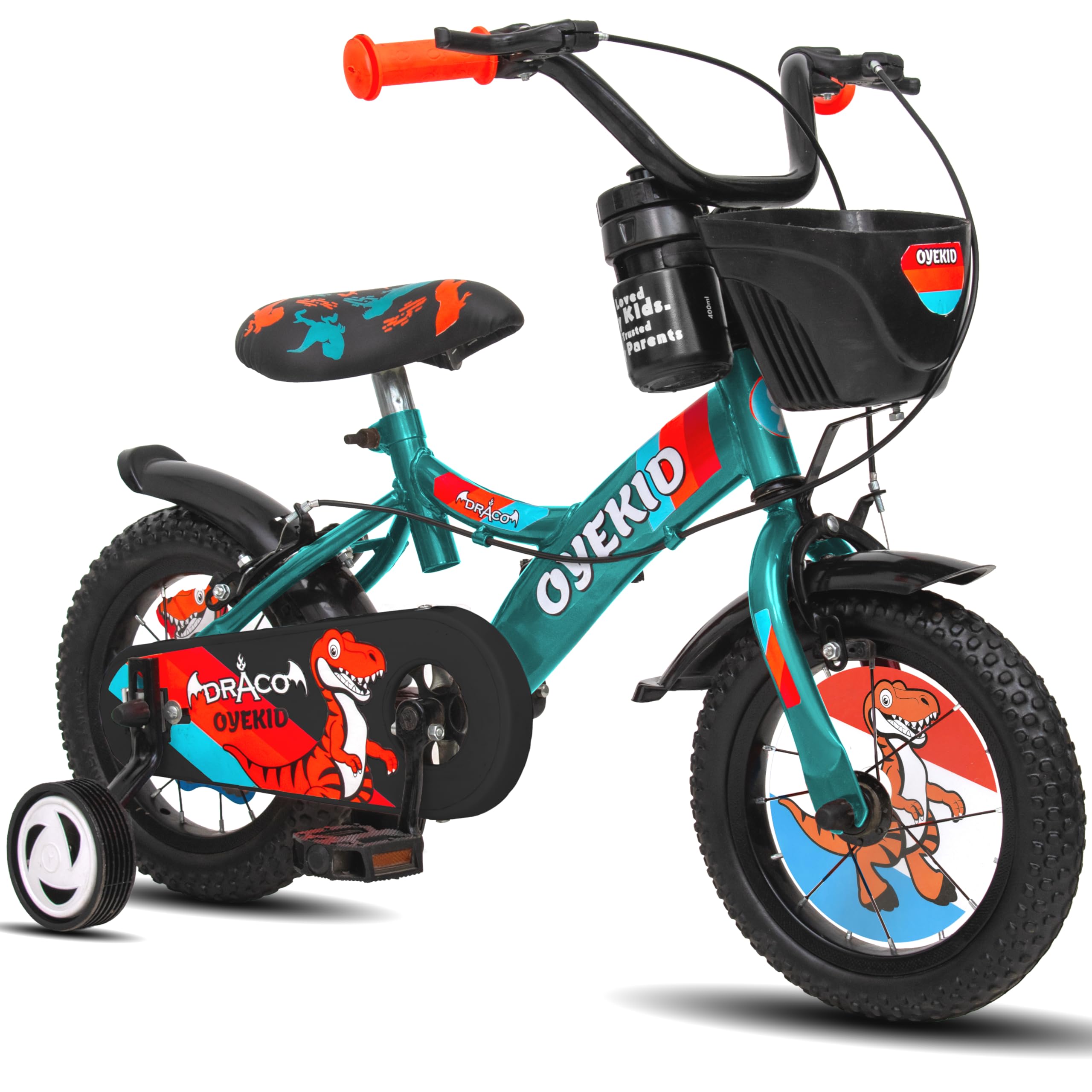 OYEKID Draco 12T Kids Cycle for Toddlers (Turquoise)-picture-30