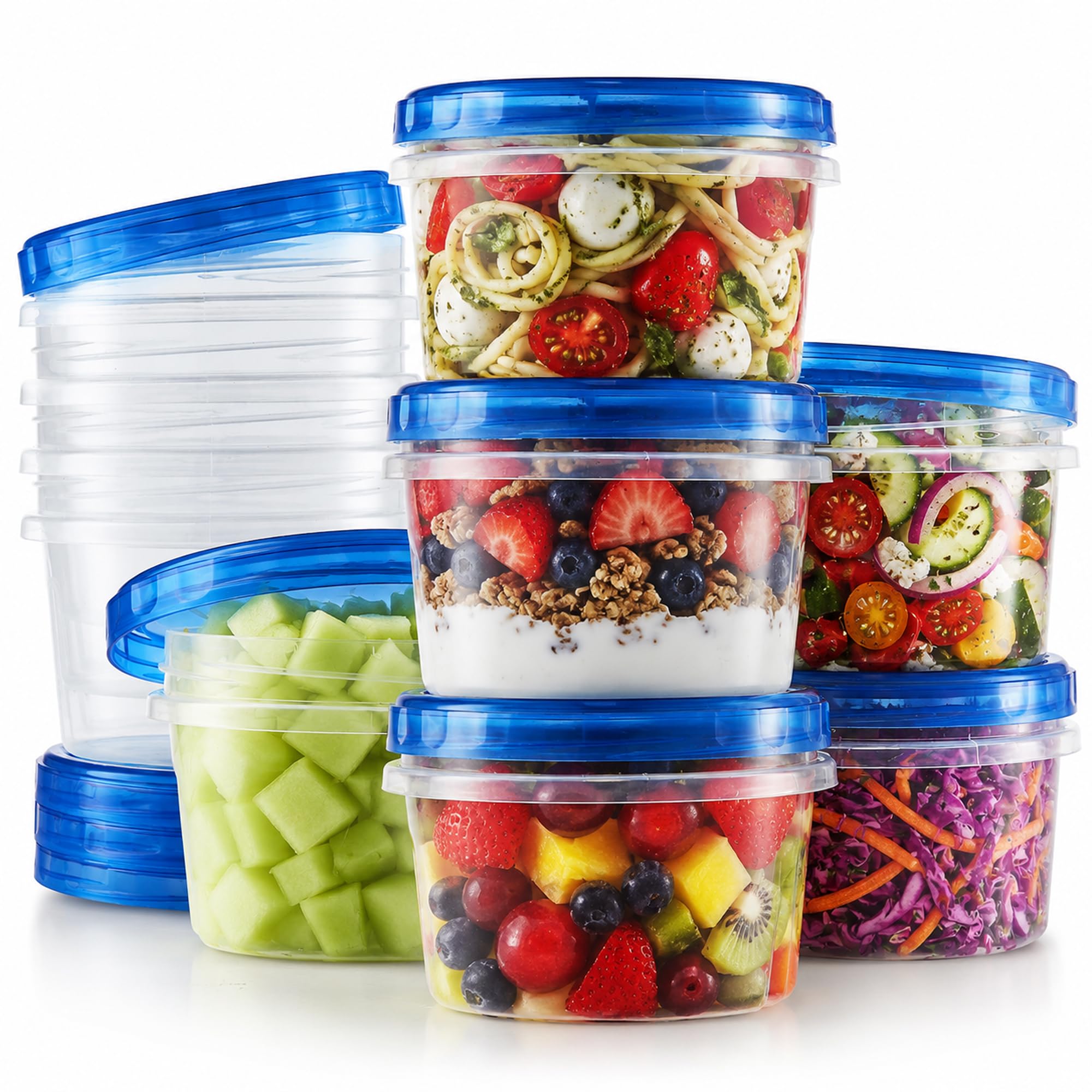 Contenedor Superior de Vidrio de 16 oz para Alimentos