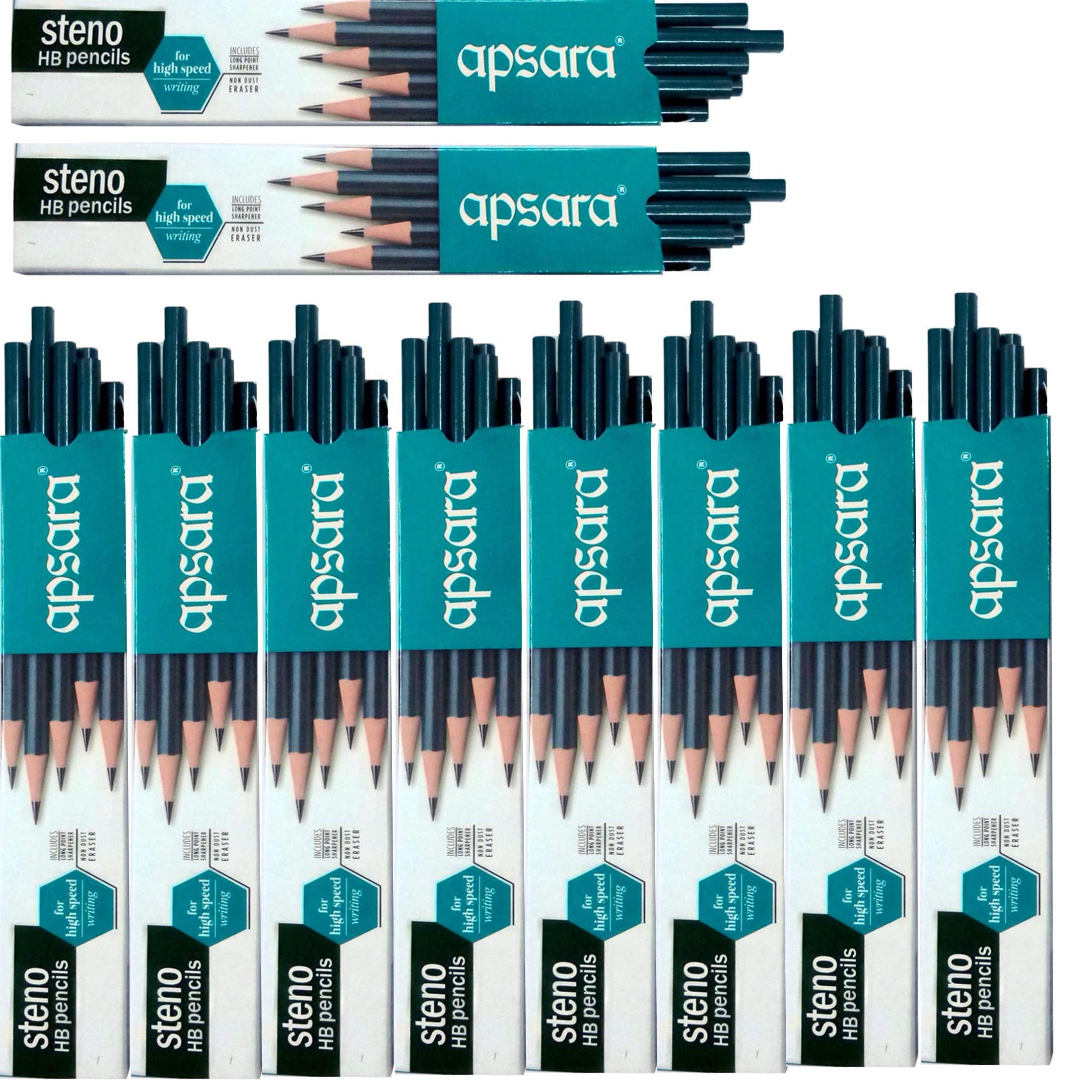 Nataraj APSARA STENO HB Pencil for HIGH Speed Writing