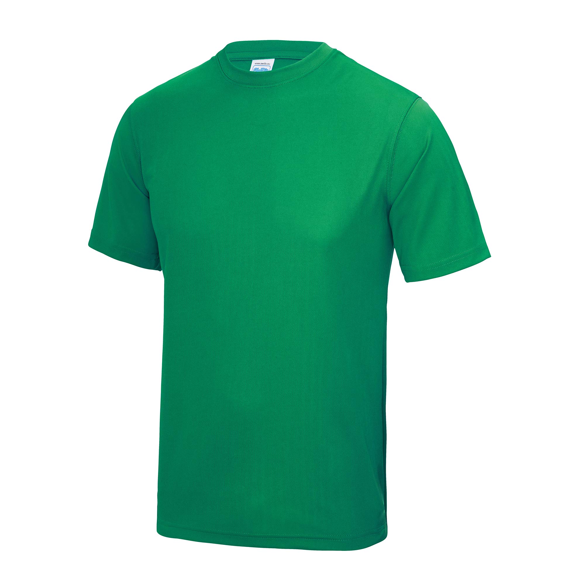 Just Cool Mens Performance Plain T-Shirt (XXL) (Kelly Green)