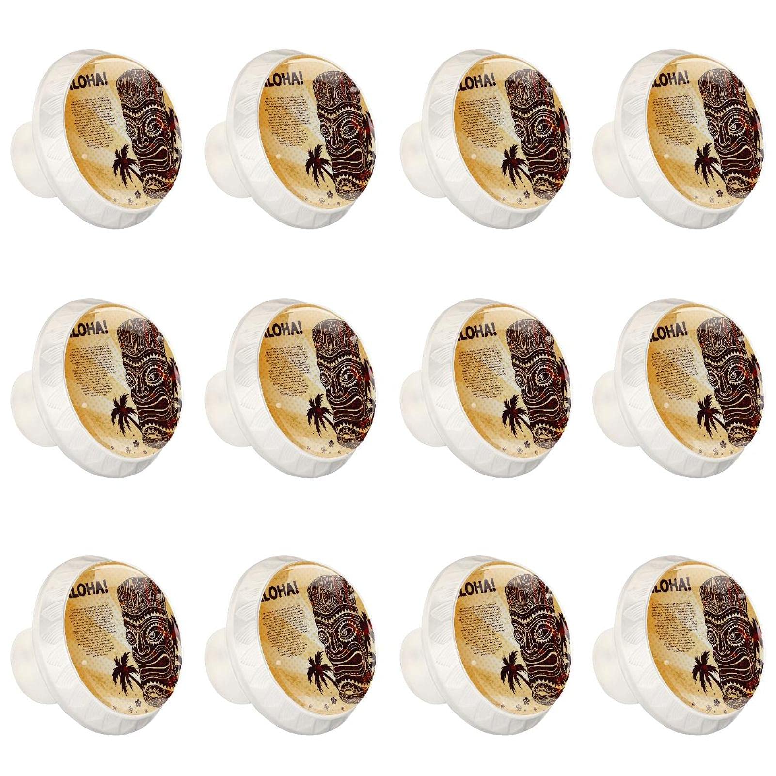 Boutons de cuisine et poignées de tiroir ronds lot de 12 pour mobilier
