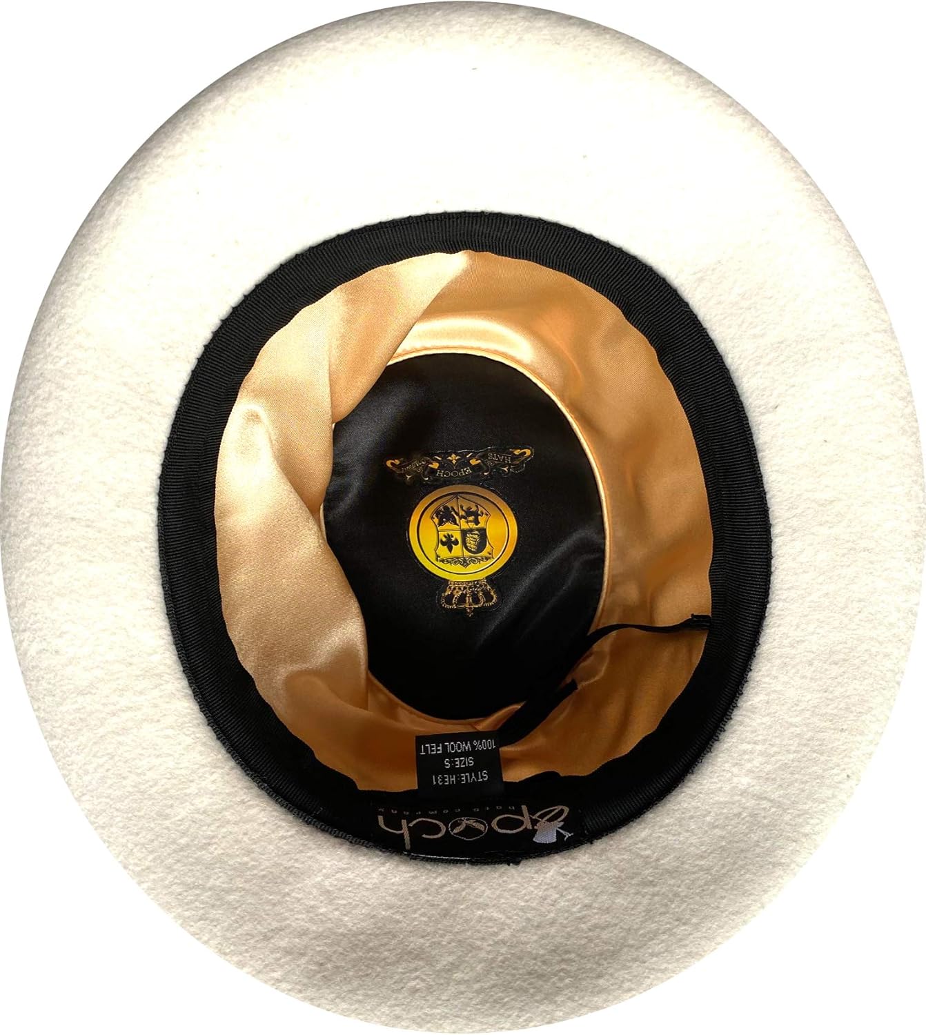 Epoch hats company Classico Men's Wool Felt Homburg Hat - Image 2