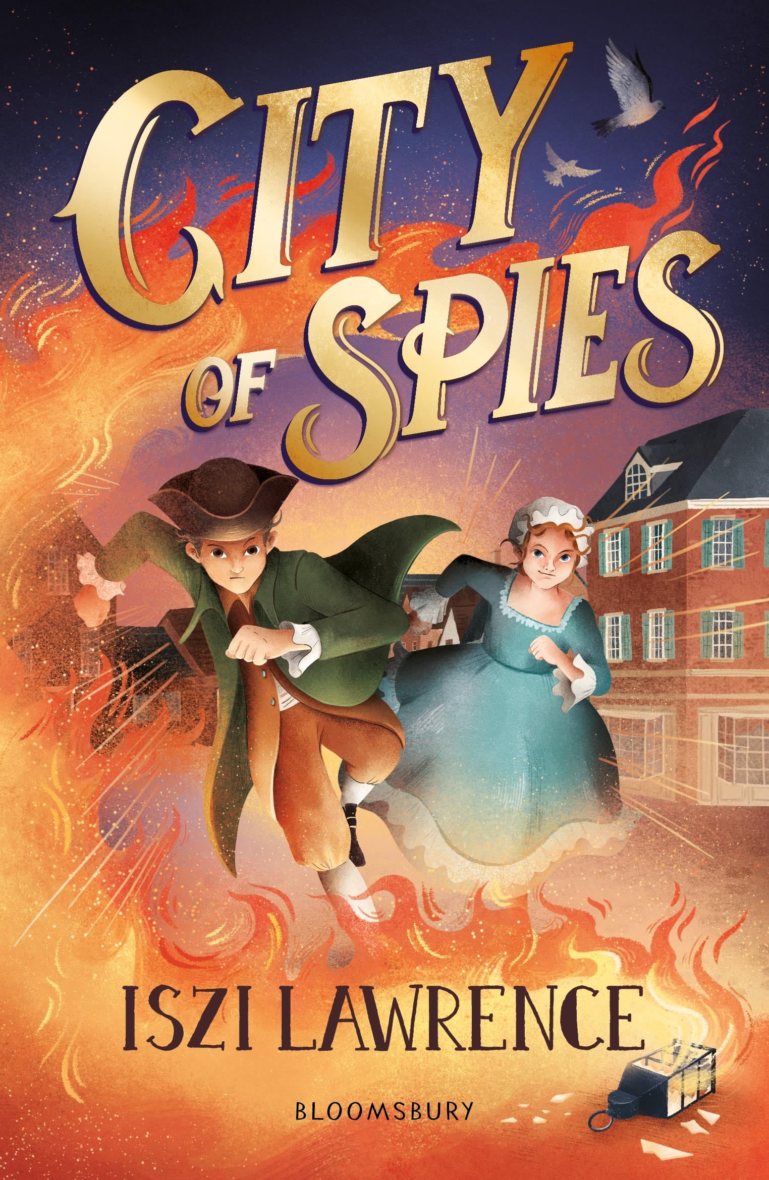 Iszi Lawrence City of Spies Paperback Book - Historical Fiction - Kids