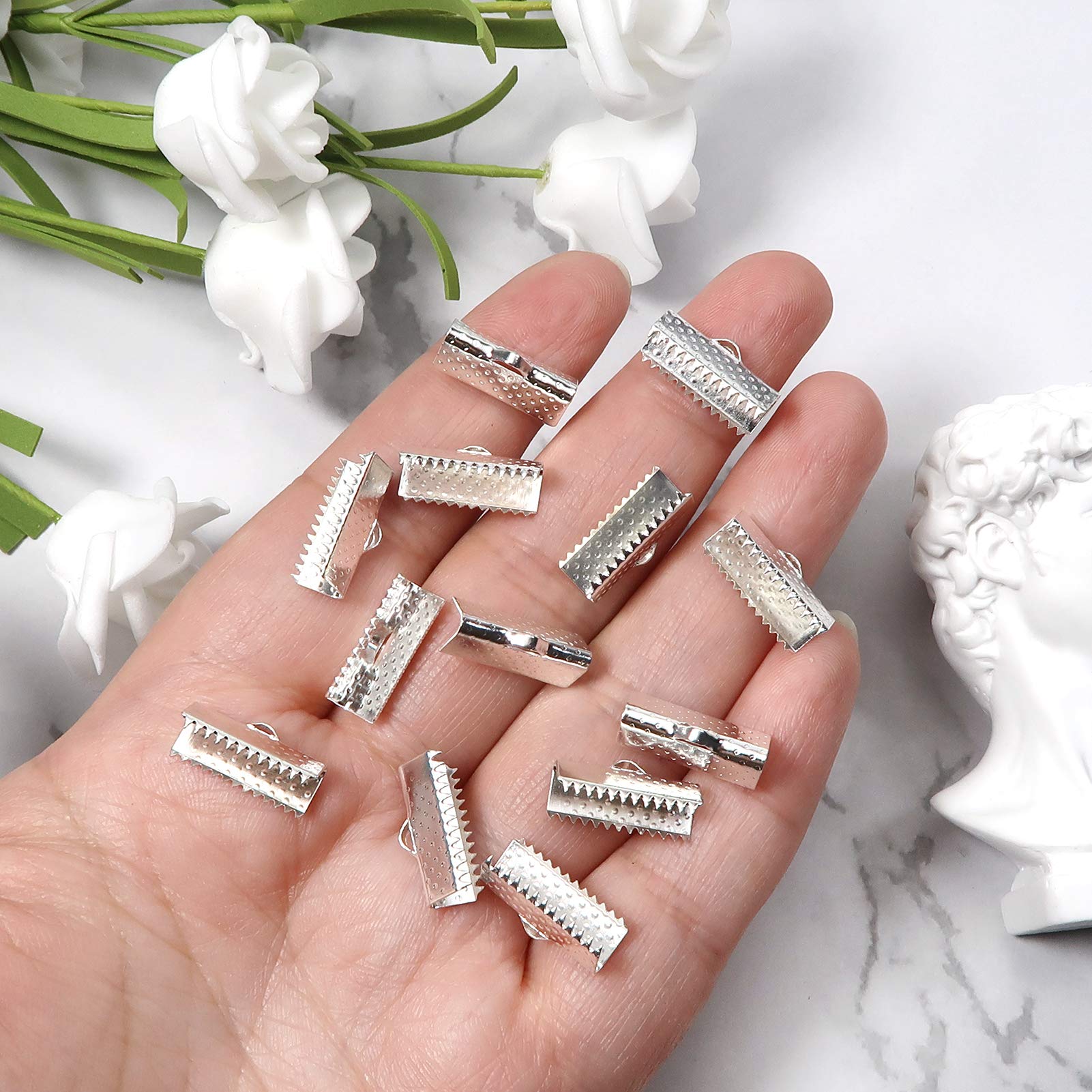 Toaob Bandenden-Verschlüsse 16 Mm, Goldfarben – 100 Stück, Für Schmuckherstellung