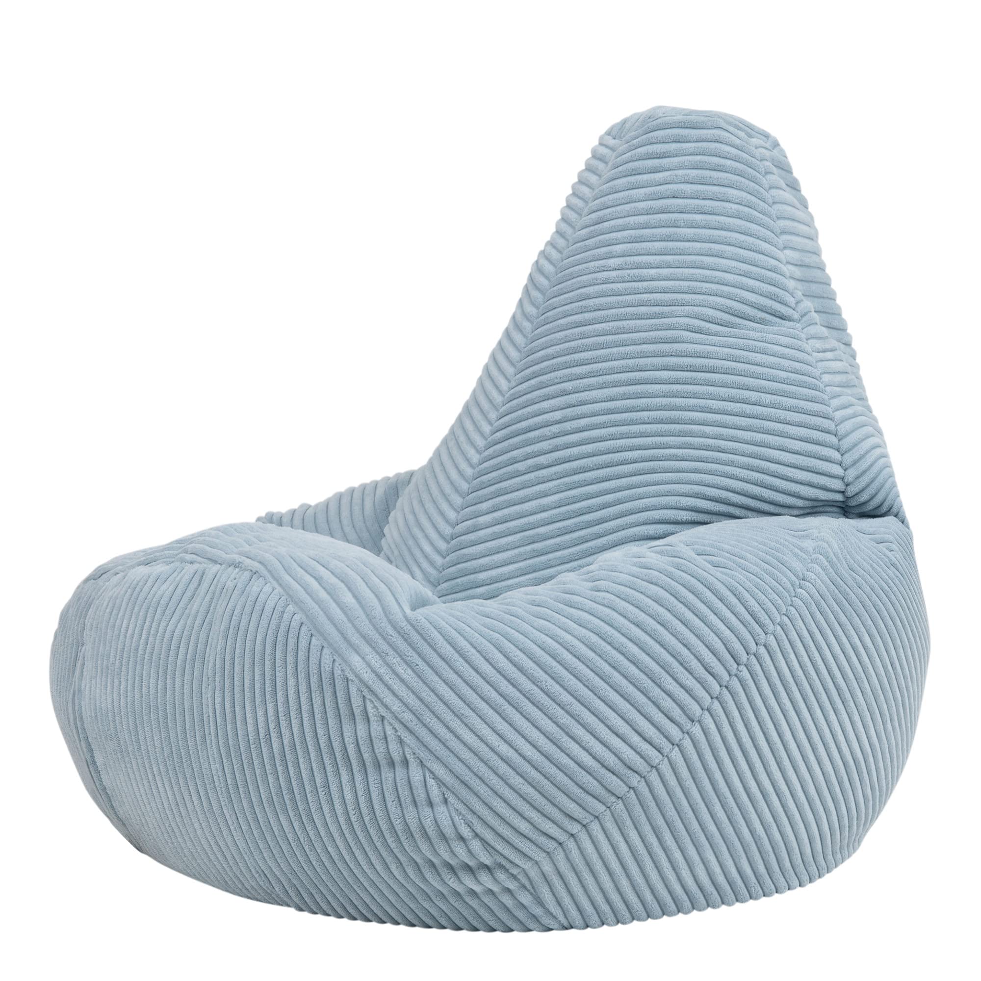 Mini Dalton Kids Cord Bean Bag - Frozen Blue
