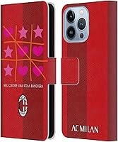 Vista 28 de Head Case Designs Funda de piel con licencia oficial de AC Milan Dream Big Children compatible con Apple iPhone 13 Mini