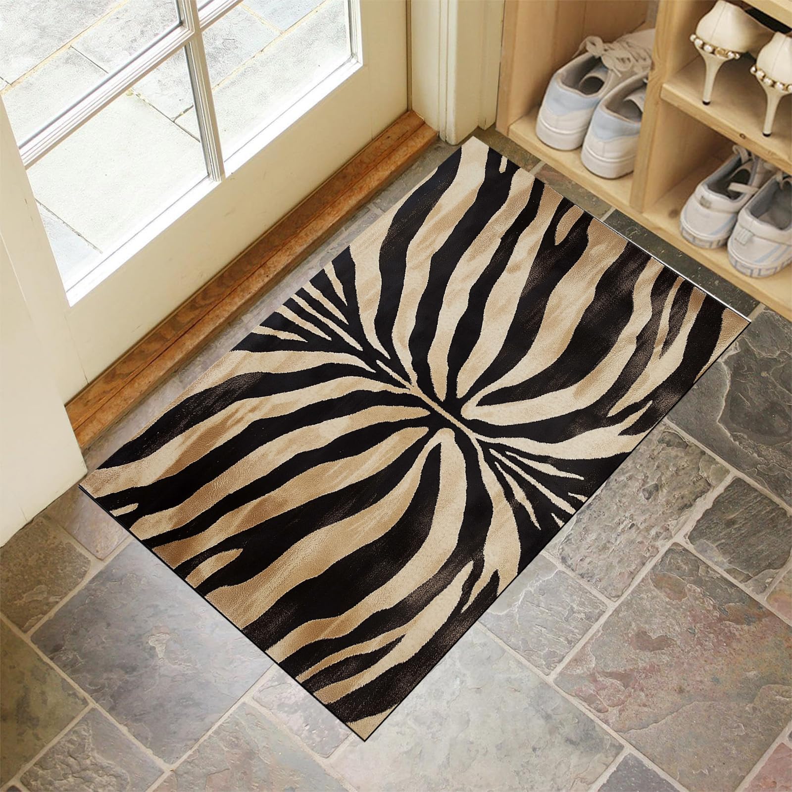 Tapis de porte intérieur entrée absorbant et paillasson lavable