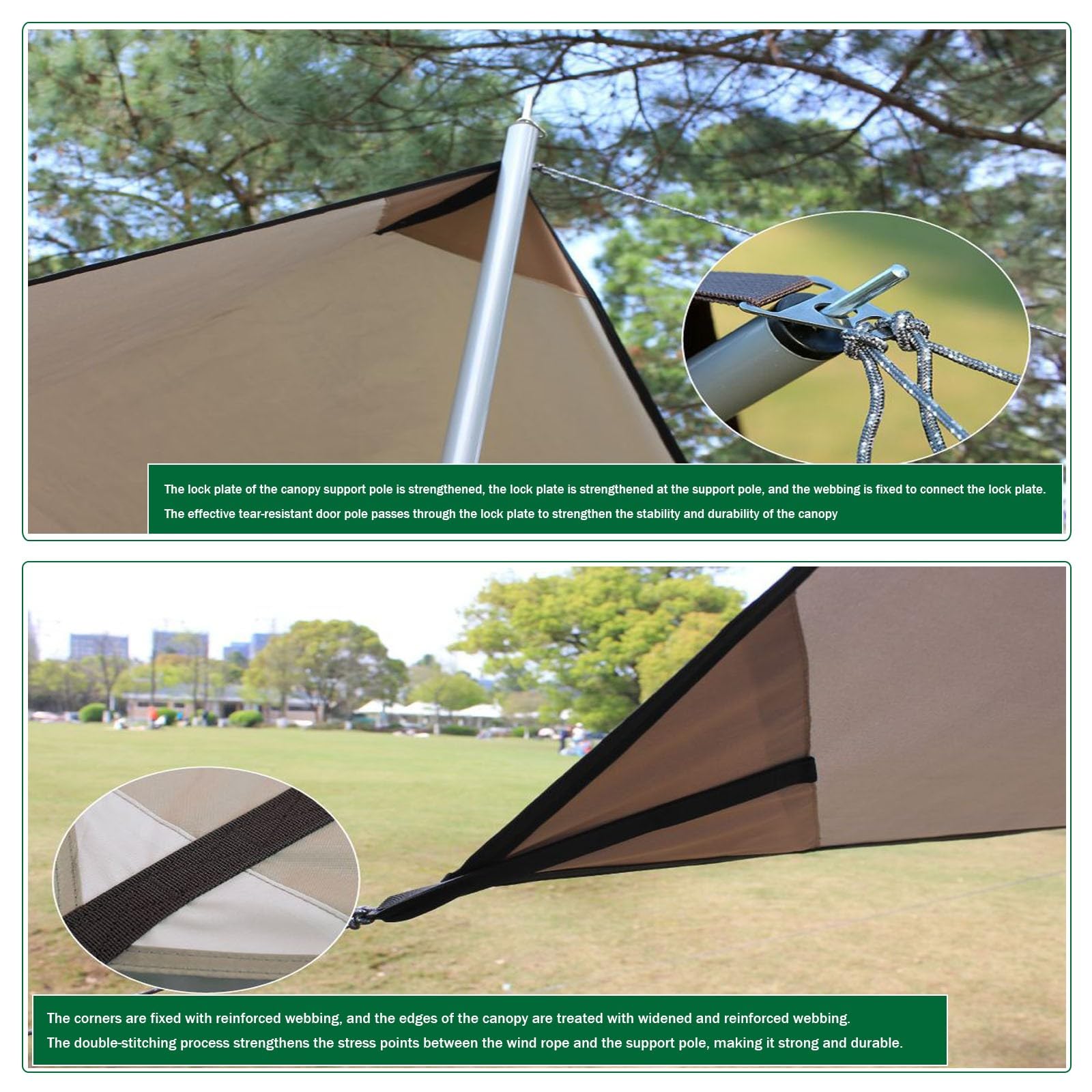 Lona Impermeable Portátil para Acampar Al Aire Libre,Lona para Acampar,Lona Impermeable,Lona para Suelo,Lona Resistente Al Viento,Carpa para Acampar,Picnic,para Viajes Y Playa A,4.4 * 4.4m