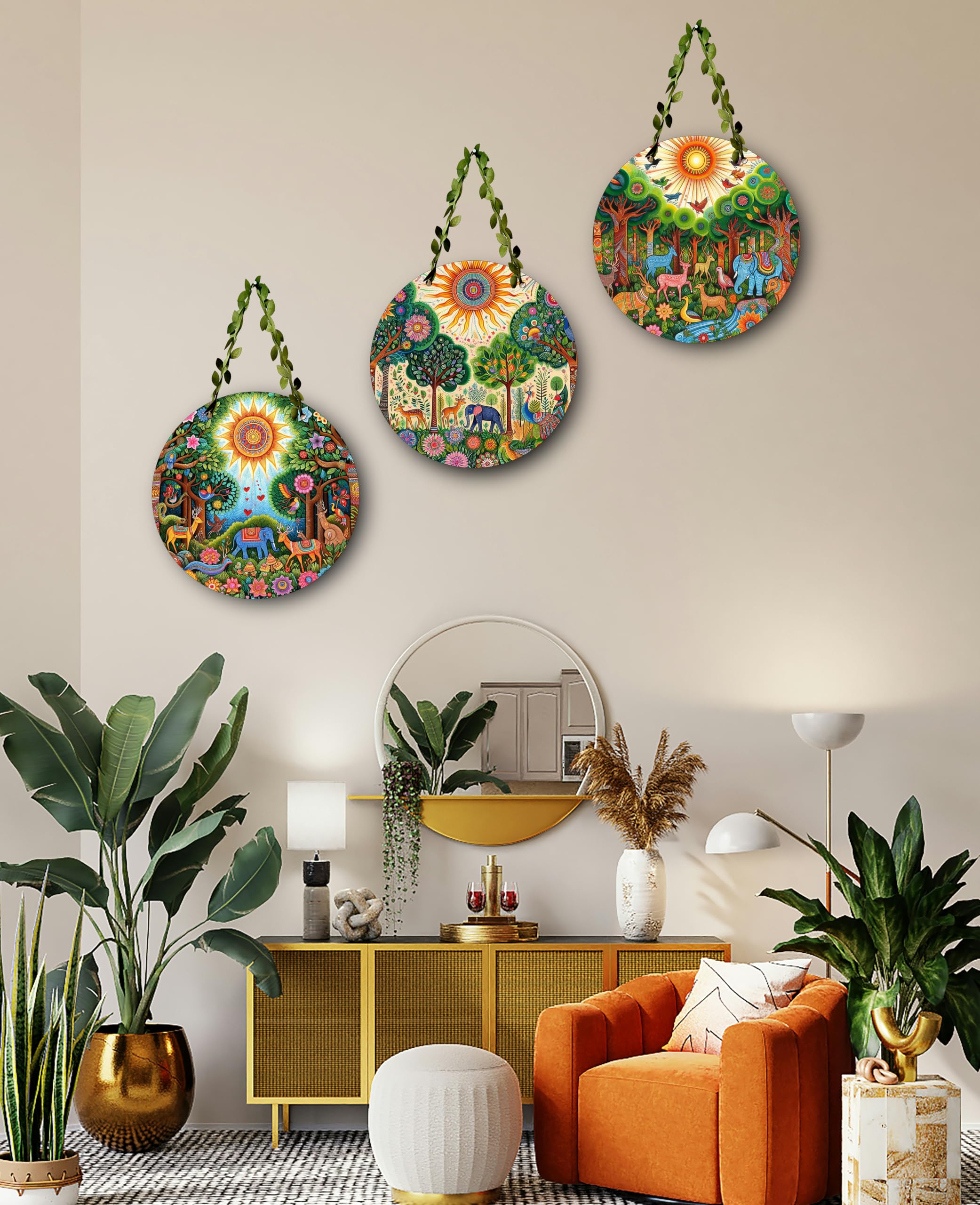 Paper MD Arts Wall Hanging Decorative Items | Decor Items | Cir-Set-0004 4
