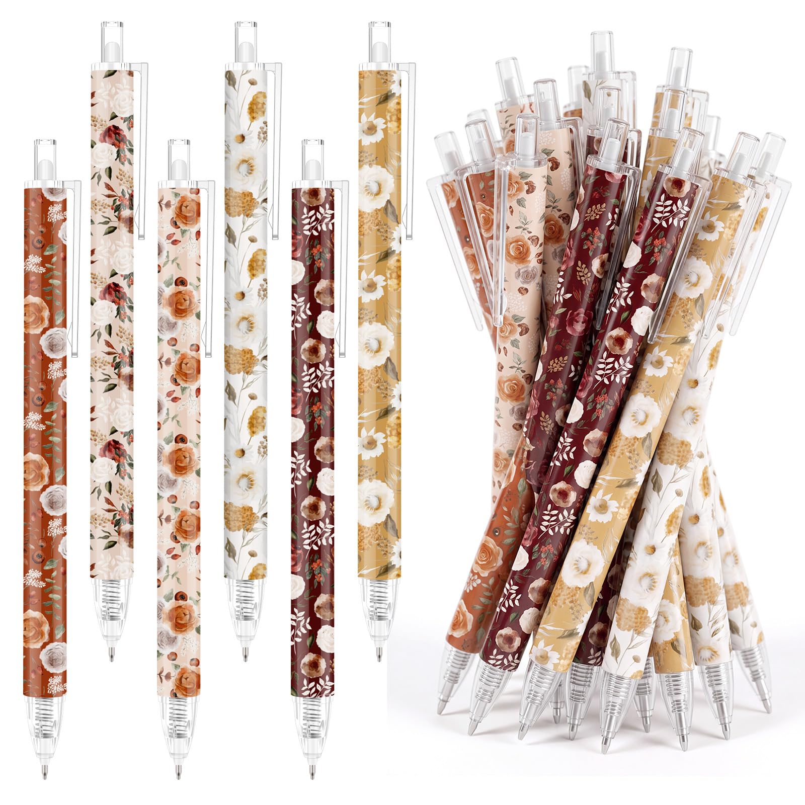 Jetec 120 Pcs Fall Ballpoint Pens Bulk Autumn Thanksgiving Party Supplies
