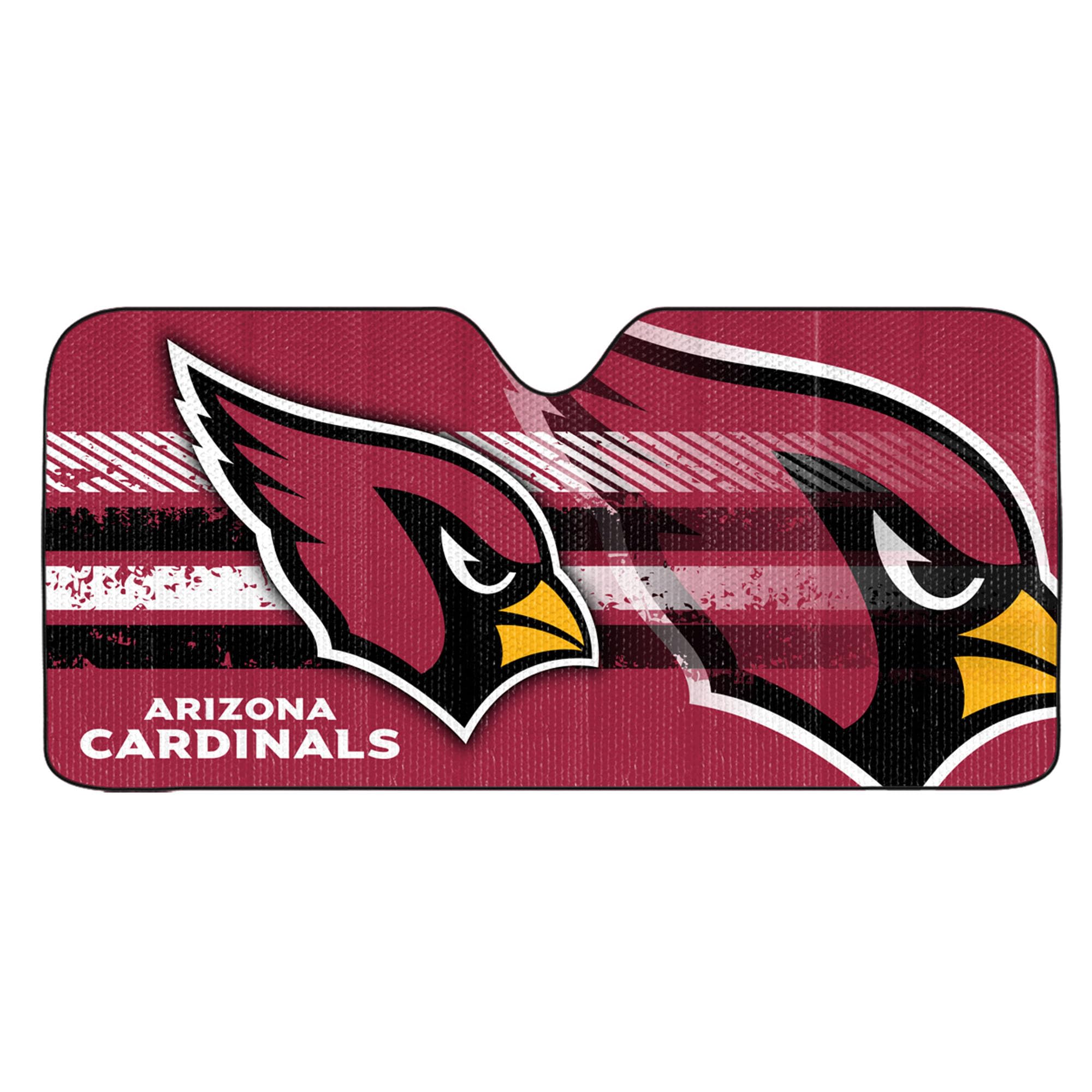 Fanmats NFL Windshield Sun Auto Shade, Sun Shield Sun Visor Accordion tri-fold for Storage 59" x 29.5", Colorful Team Design