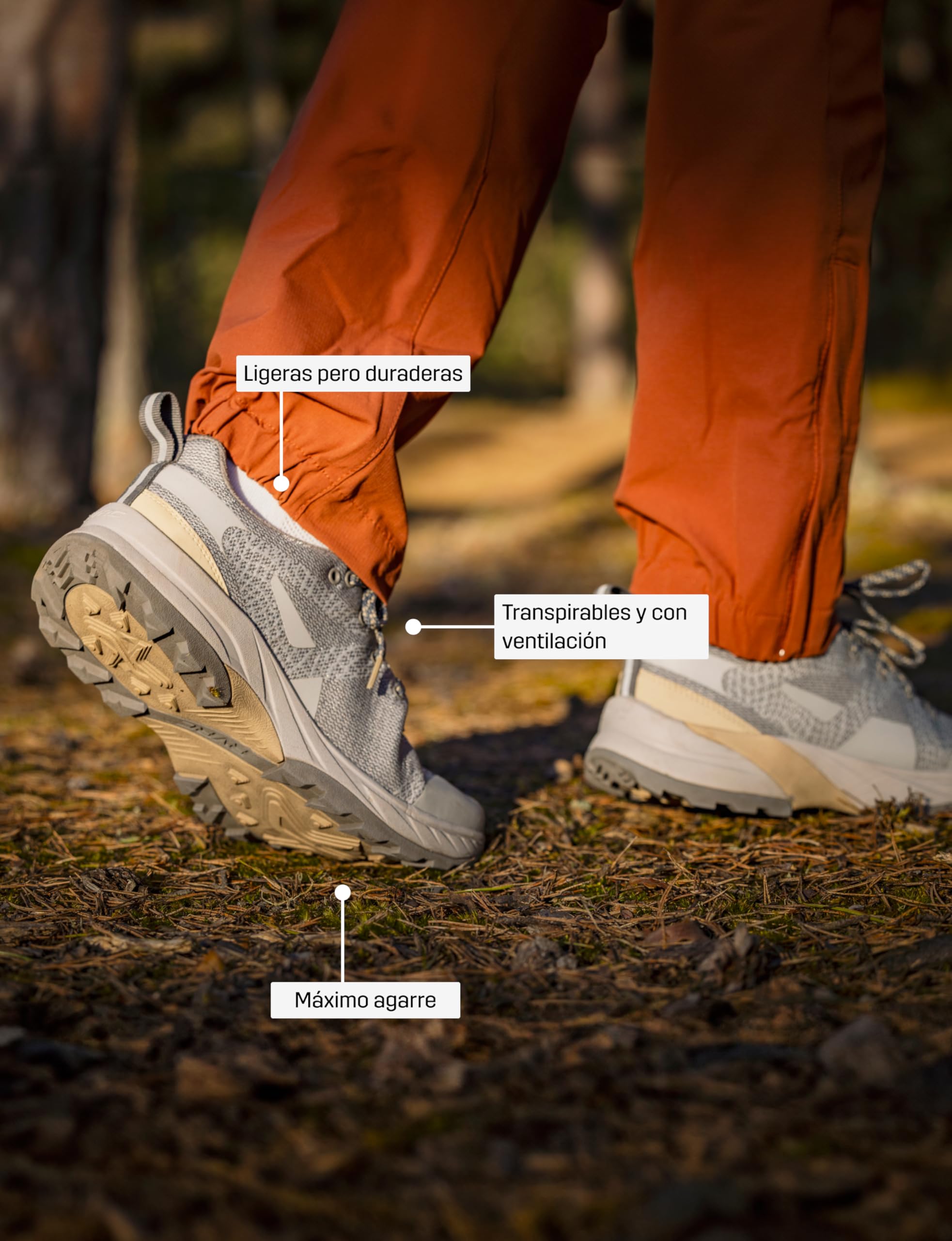RevolutionRace Daytrek Walking Shoes para Mujer, Zapatos de Senderismo Ligeros y Transpirables