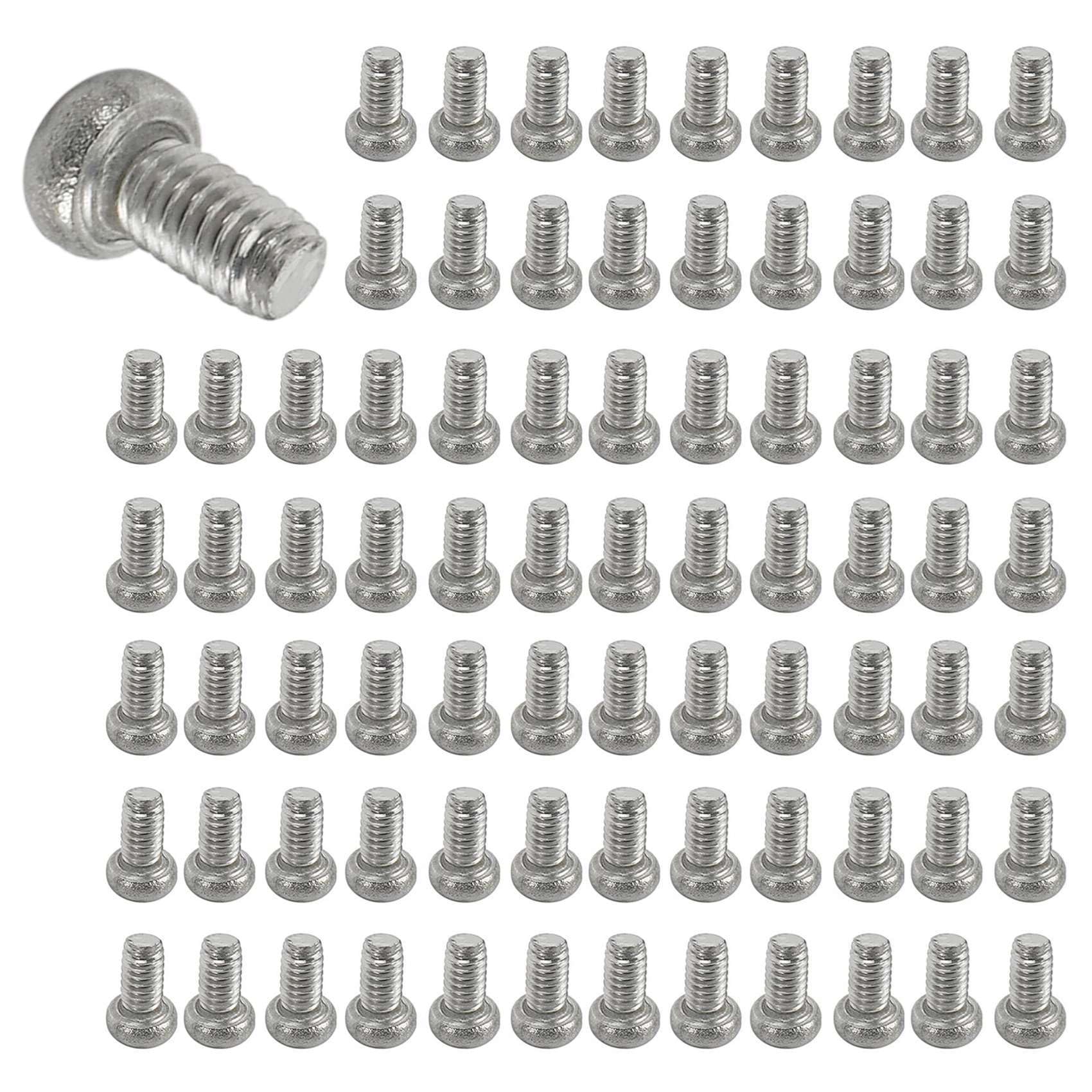 Jnchdghwa Silver 600Pcs M2 X 4Mm 304 Stainless Steel Round Head Screws Bolt