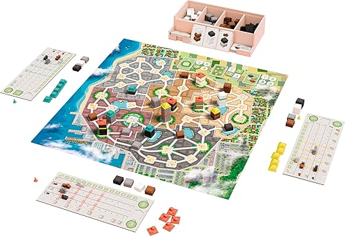 Miniatura 4 de Monolith Board Games Tower Up - Juego de mesa de construcción de ciudad, estrategia competitiva, planificación de construcción urbana, familia, a