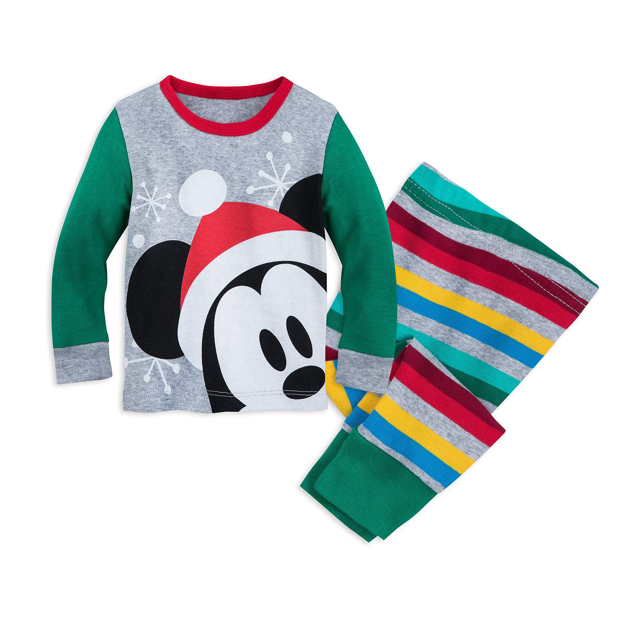 Disney Santa Mickey Mouse PJ PALS Set para bebé Multi