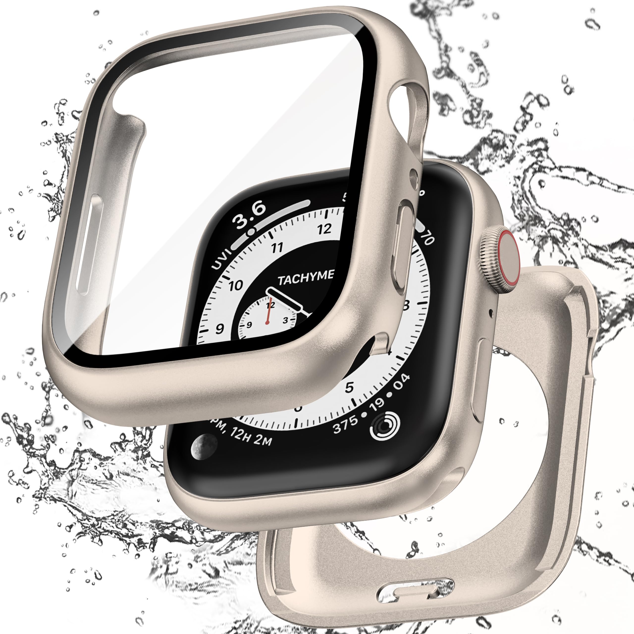 【フルカバー保護】Puptoya アップルウォッチ 防水 カバー Apple W…