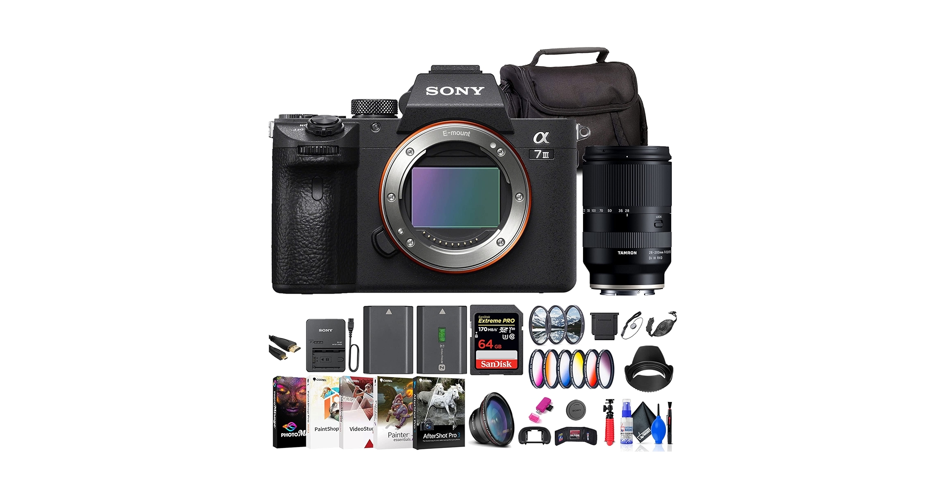 sonya7iii tamronレンズ付き Amazon.com : Sony a7 III Mirrorless Camera (ILCE7M3/B) +